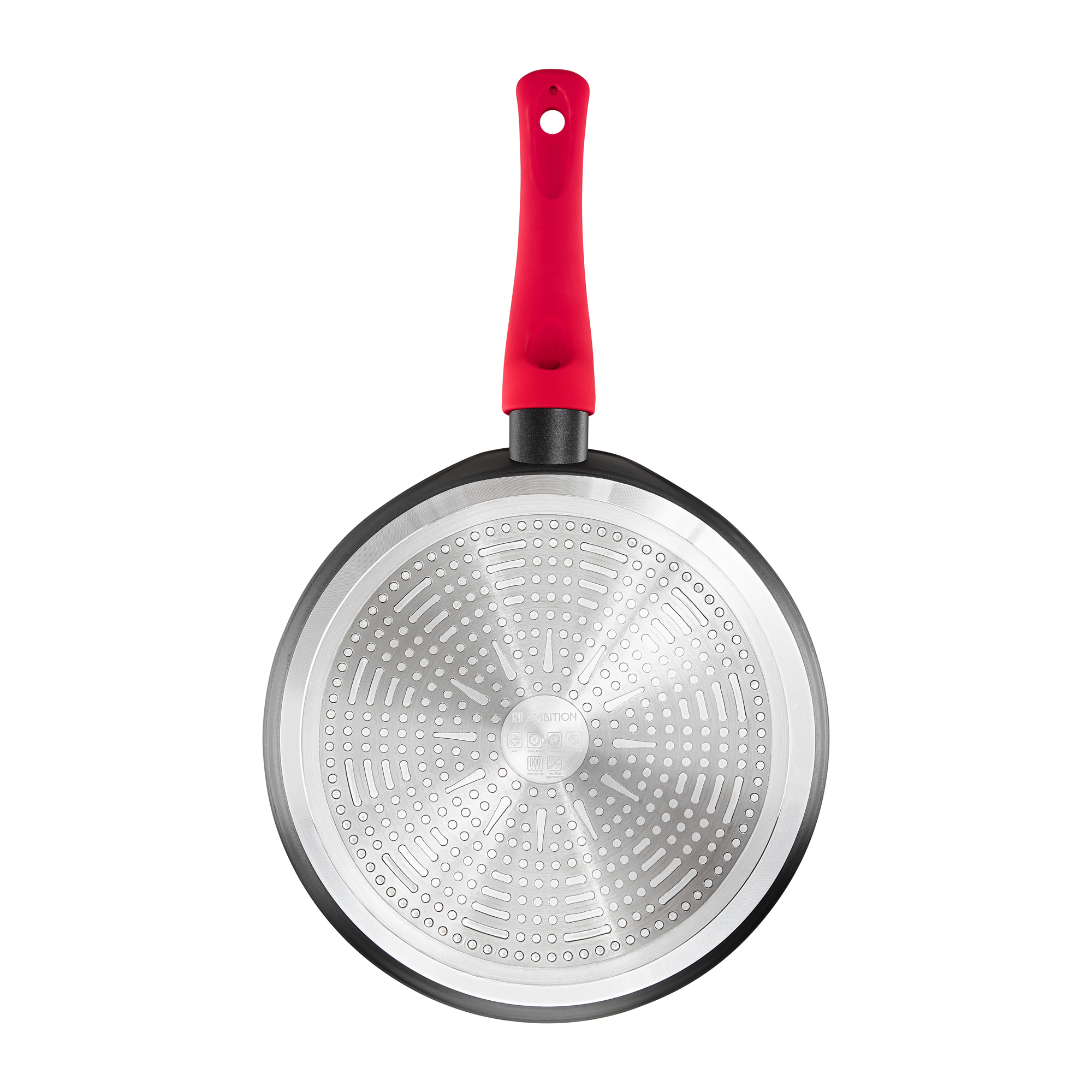 Patelnia do naleśników Coral z powłoką Qualum Basic 25 cm AMBITION