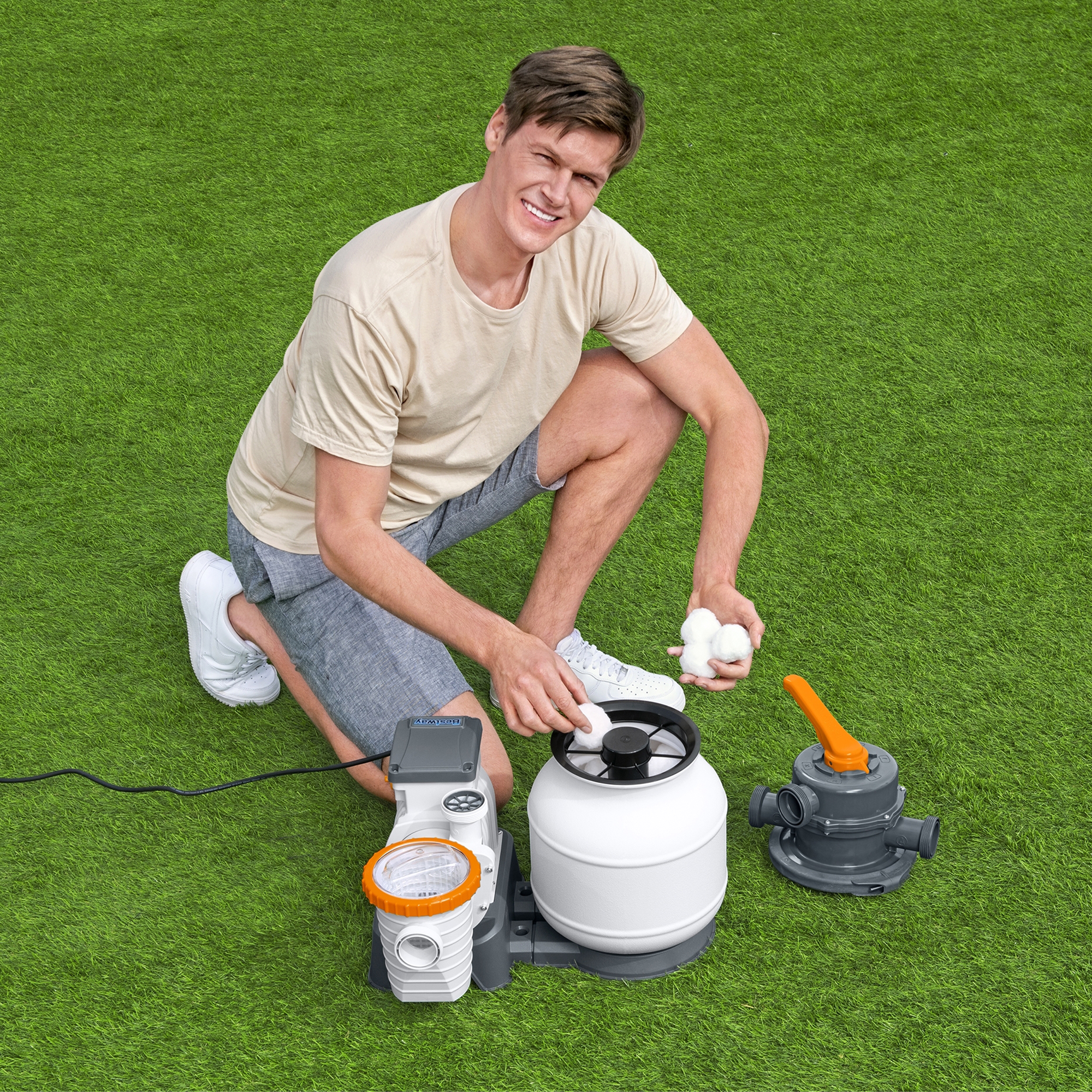 Kulki filtracyjne Flowclear 500 g BESTWAY