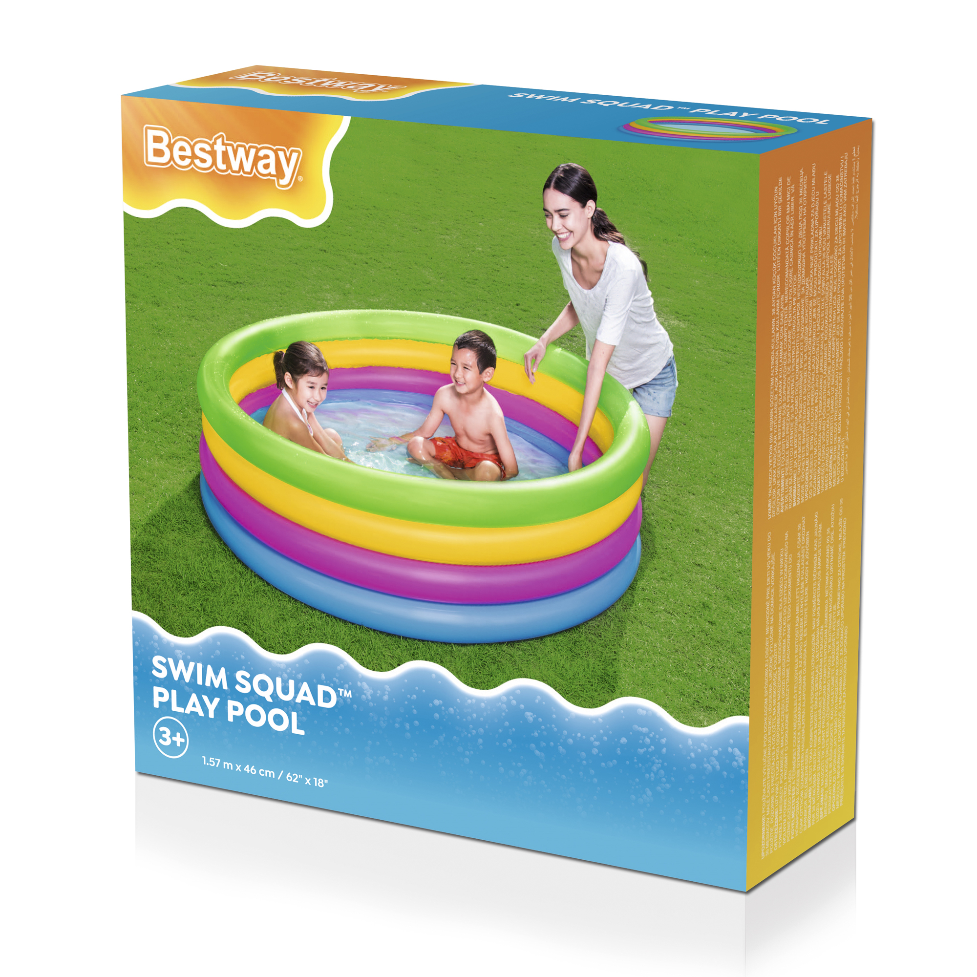 Piscina gonfiabile Play Pool 4 anneaux 157 x 46 cm BESTWAY