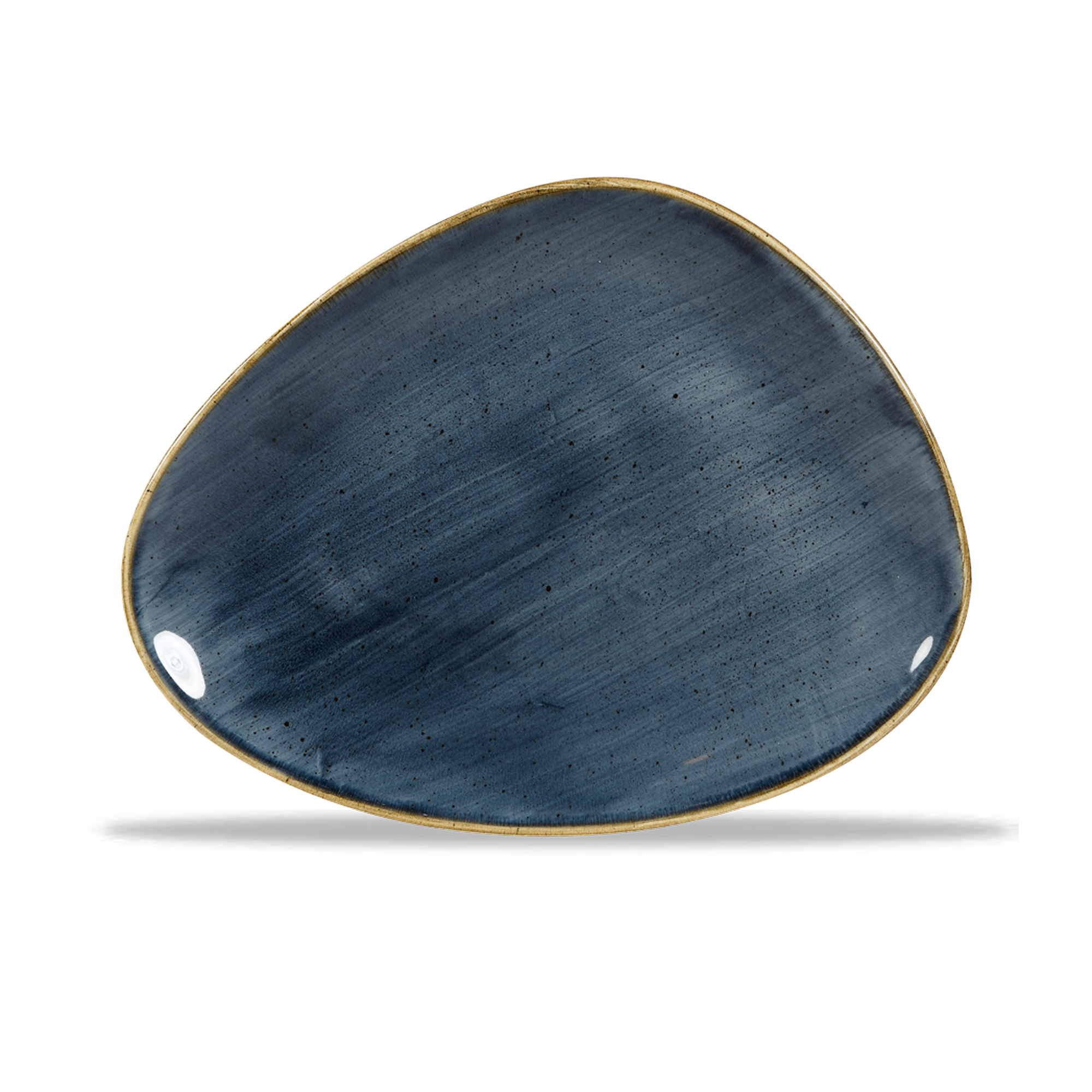 Talerz ceramiczny trójkątny Stonecast Blueberry 26,5 cm CHURCHILL