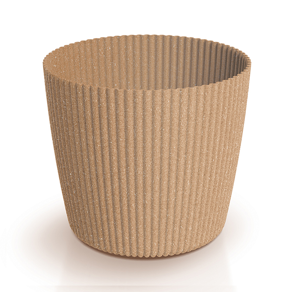 Bezvložkový zahradní plastový květináč Milly Eco Wood 30 cm PROSPERPLAST