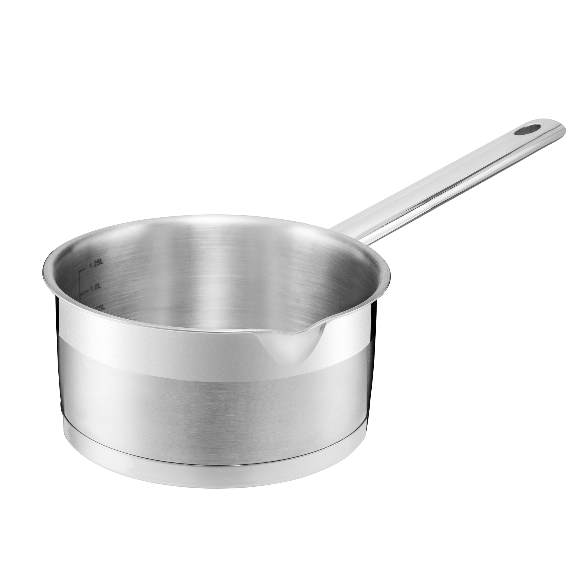 Nerezový rendlík s výlevkou Kitchen Pro 16 cm, 1,55 l AMBITION