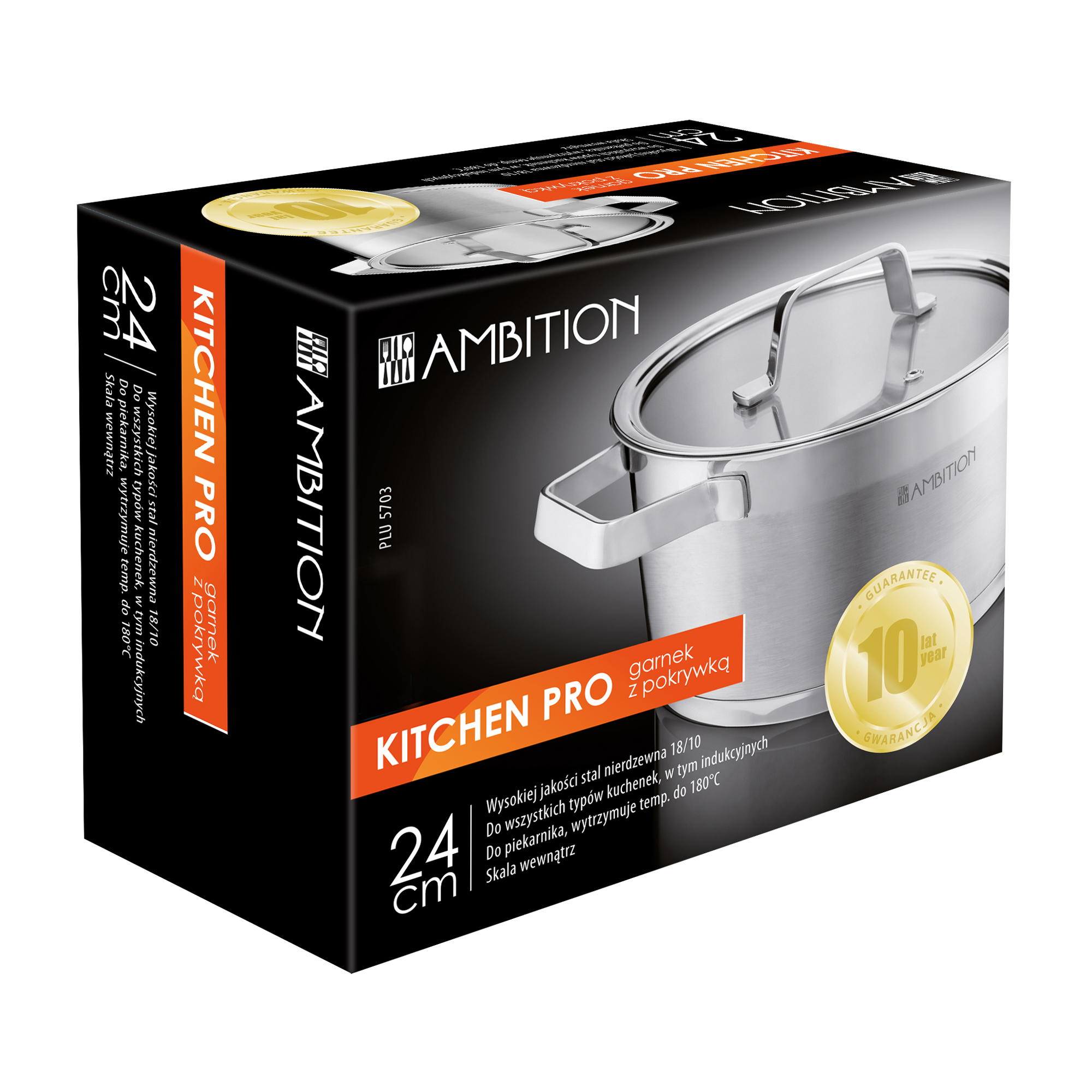 Kochtopf Kitchen Pro 24 cm AMBITION