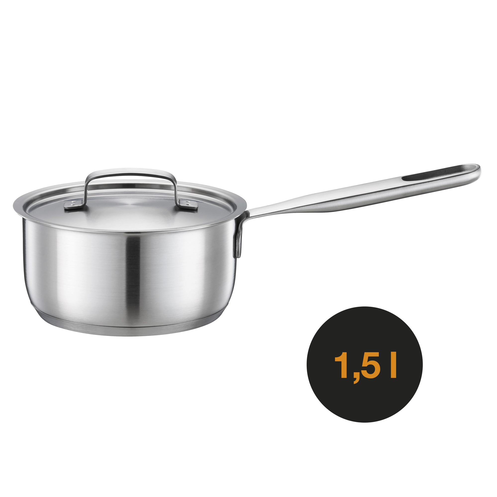 Kasserolle mit Deckel  All Steel 16 cm 1,5 l FISKARS