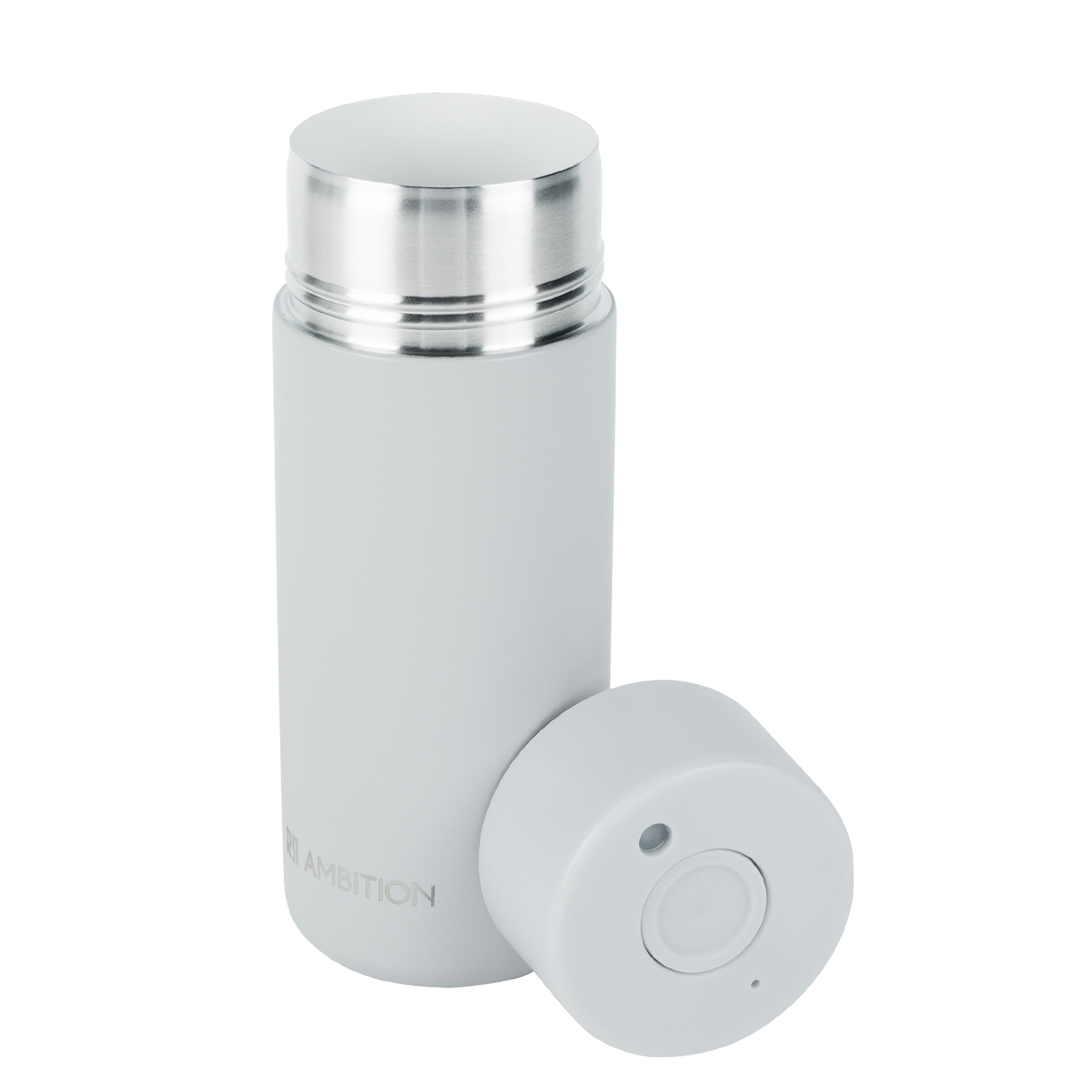 Šedý nerezový termohrnek Calido 400 ml AMBITION