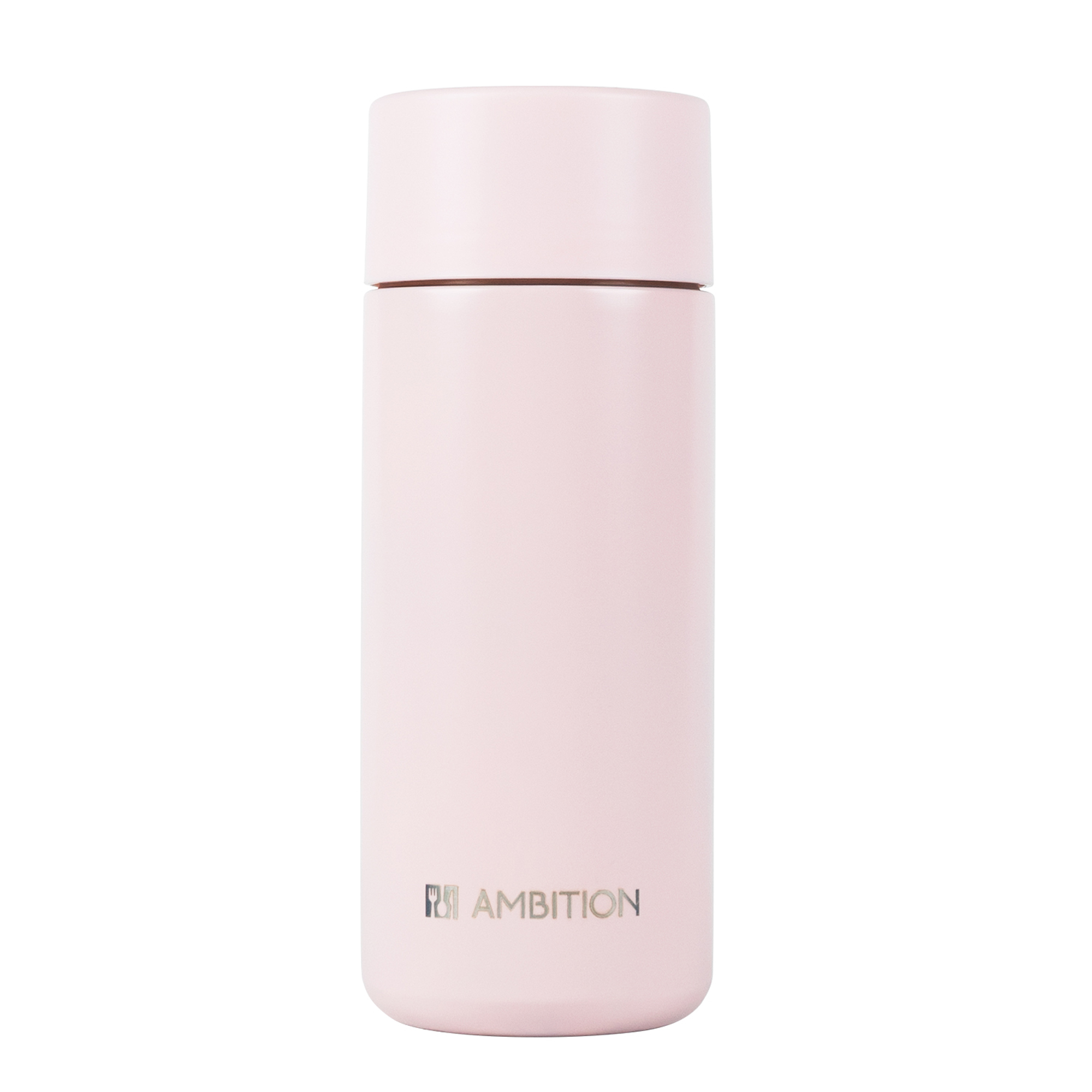 Růžový nerezový termohrnek Calido 400 ml AMBITION