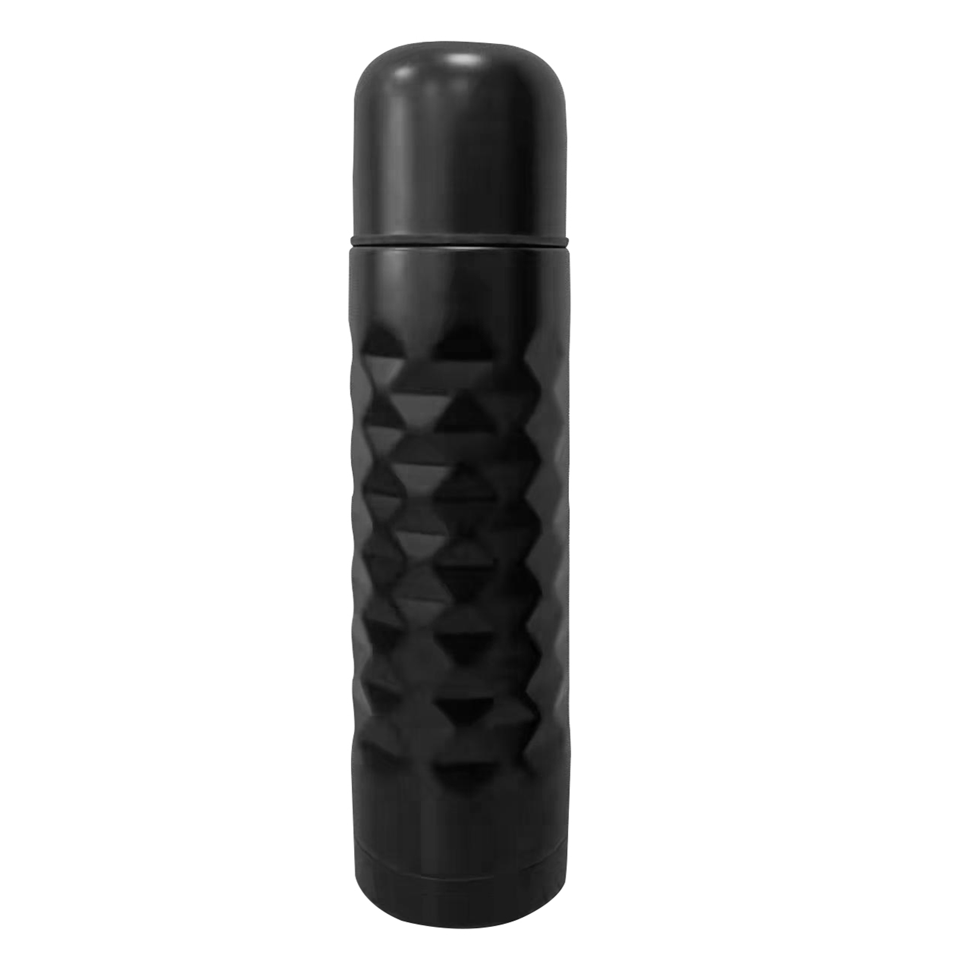 Černý nerezový termos na kávu a čaj Tesoro 600 ml AMBITION