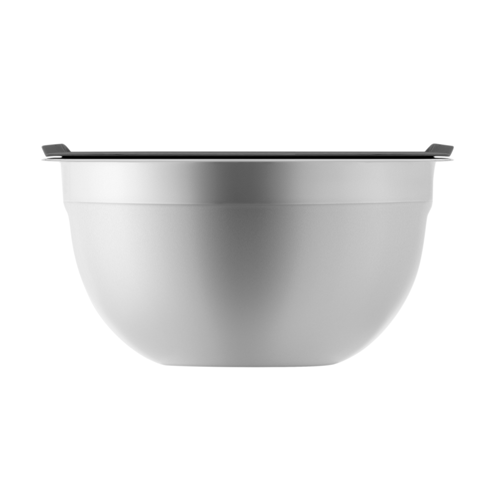 Salatschüssel 2-er Set mit Deckeln Minestrone Schwarz AMBITION