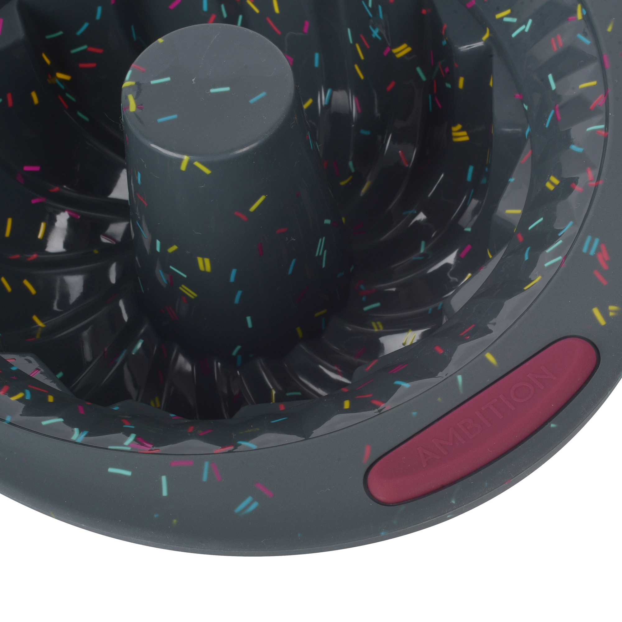 Forma do pieczenia babki z usztywnieniem Felice 24 cm czarna AMBITION