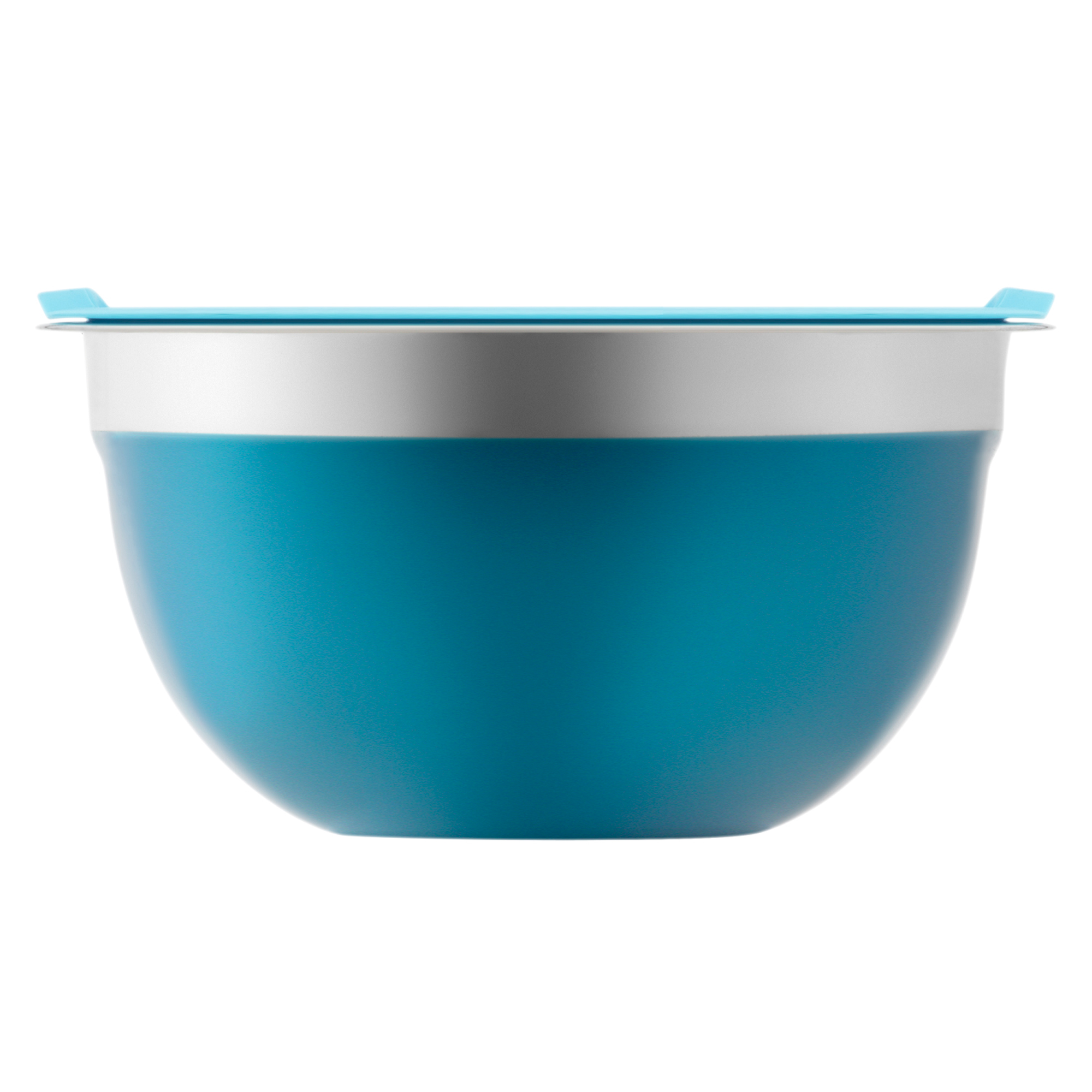 Salatschüssel 2-er Set mit Deckeln Minestrone Blau AMBITION