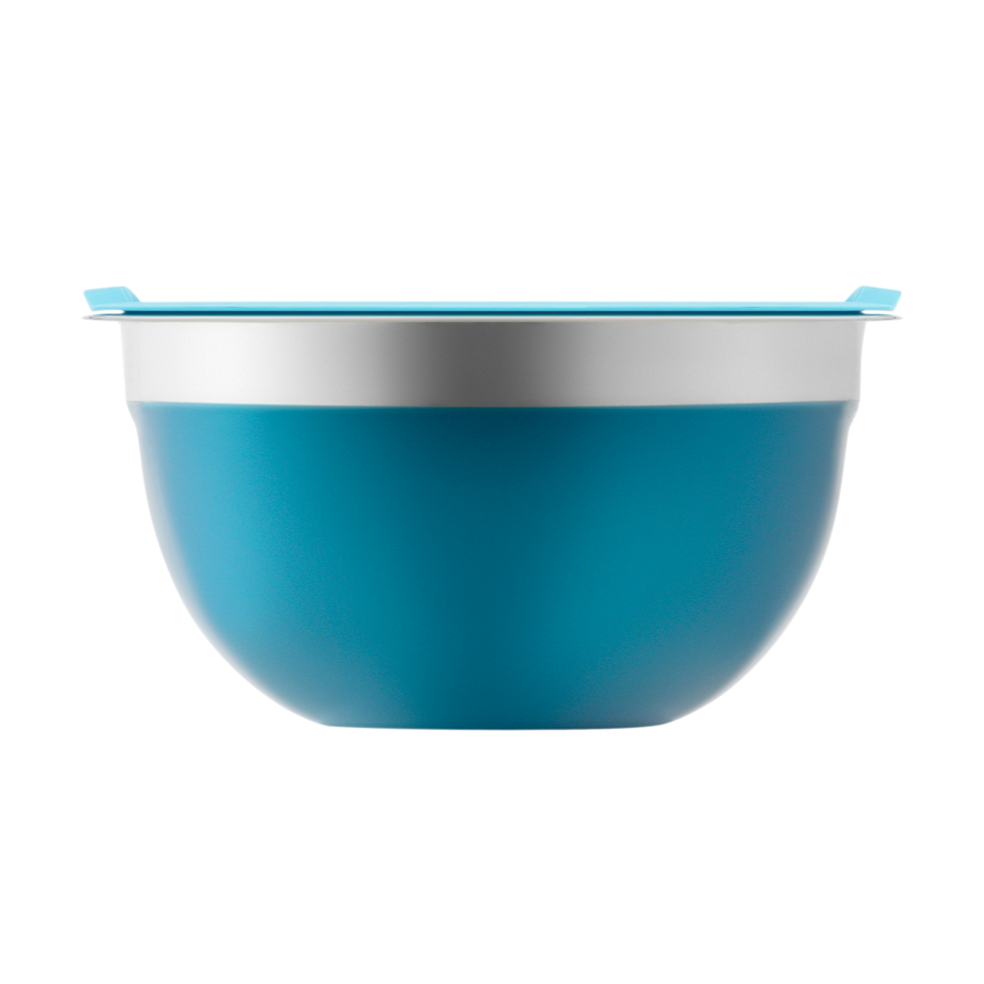 Salatschüssel 2-er Set mit Deckeln Minestrone Blau AMBITION