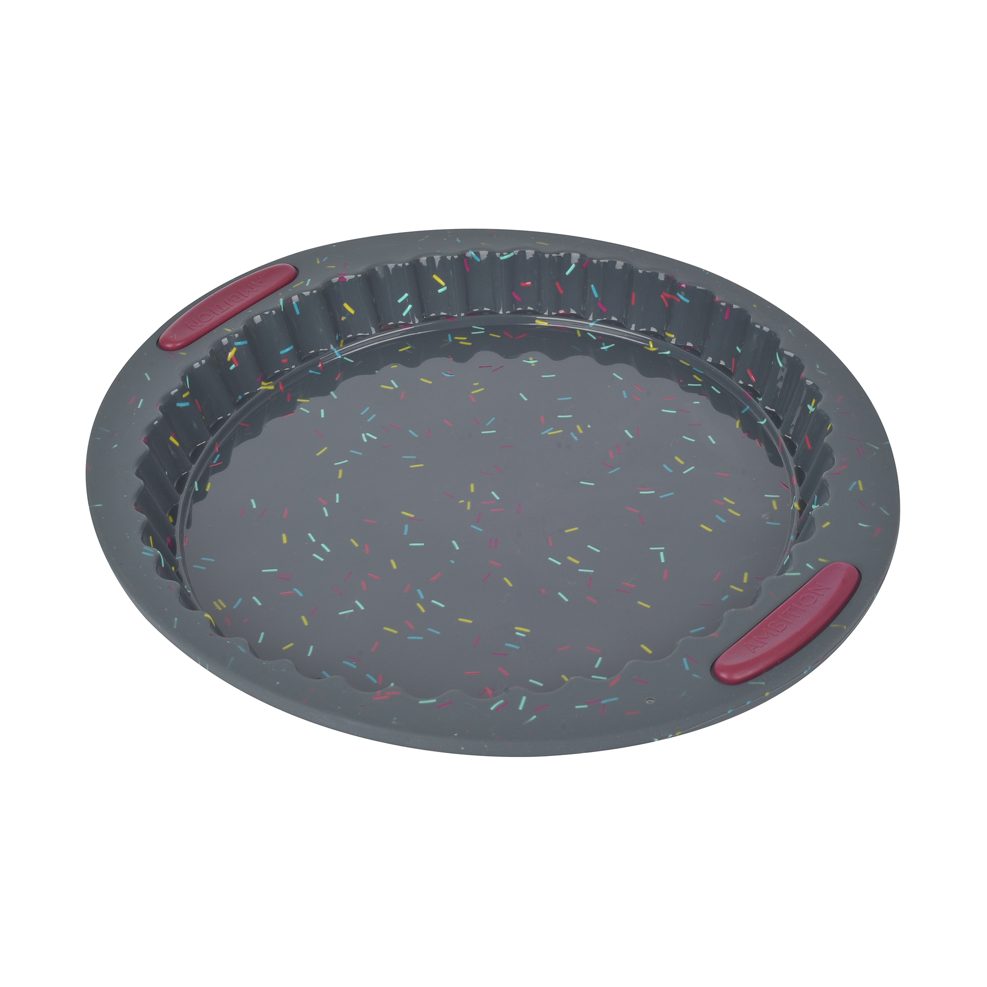 Černá silikonová forma na dort s vyztužením Felice 26 cm AMBITION