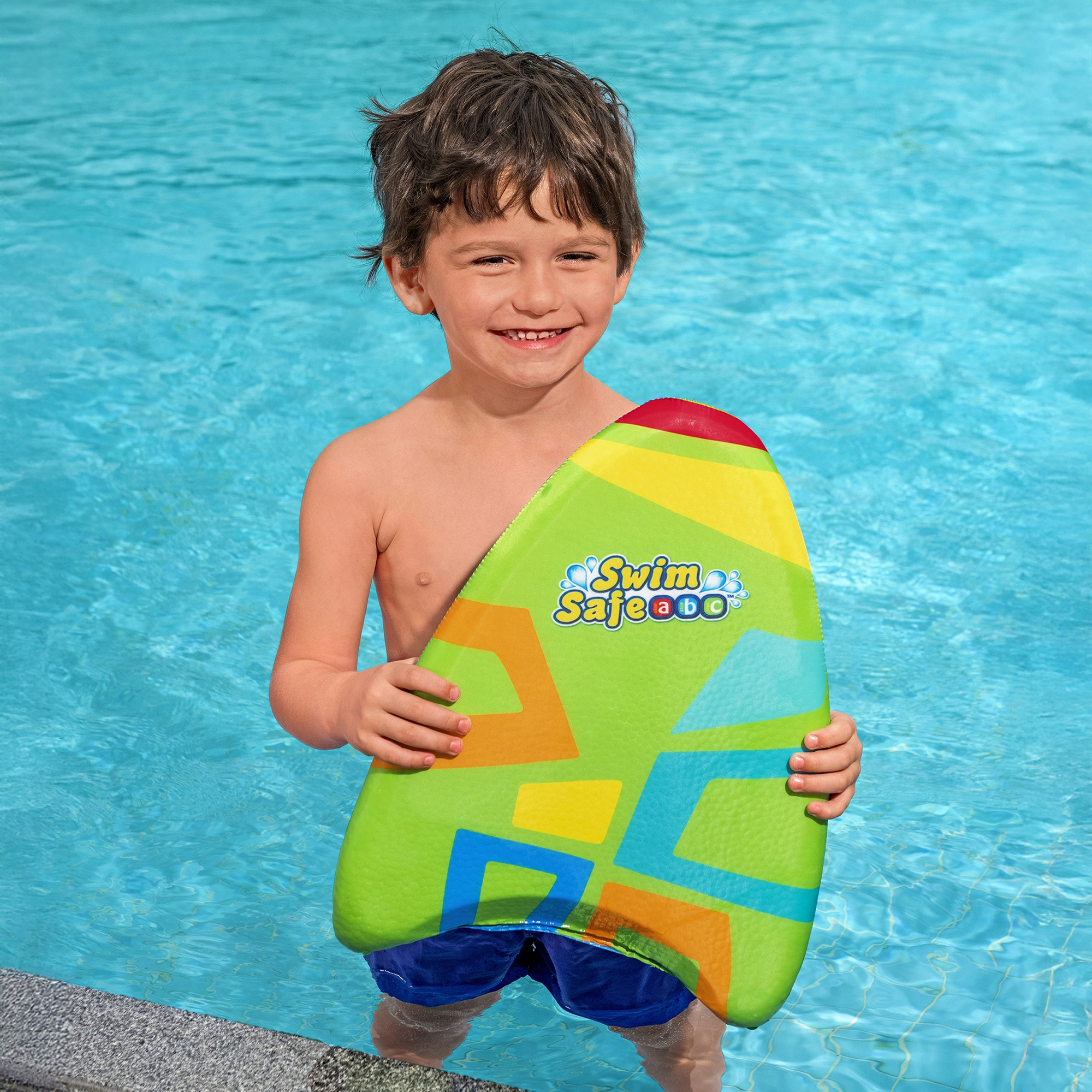 Schwimmbrett Swim Safe 42 x 32 cm BESTWAY MIX Farben 