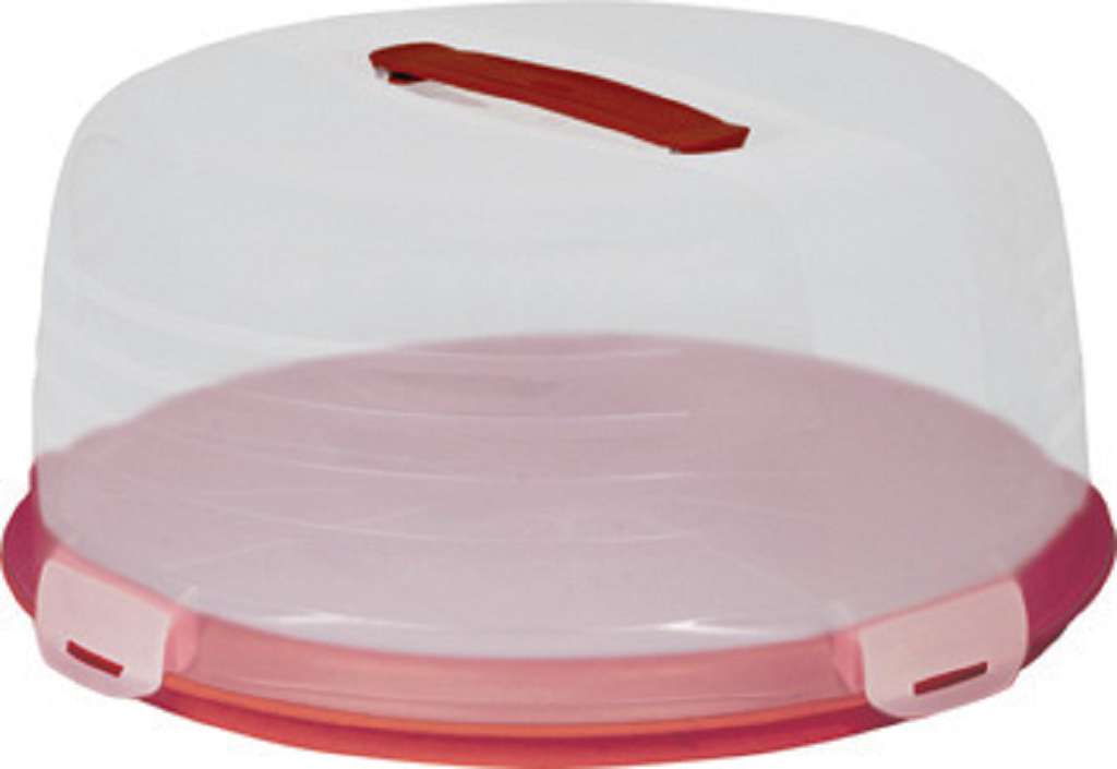 Tortenbehälter  34,7 cm rot CURVER