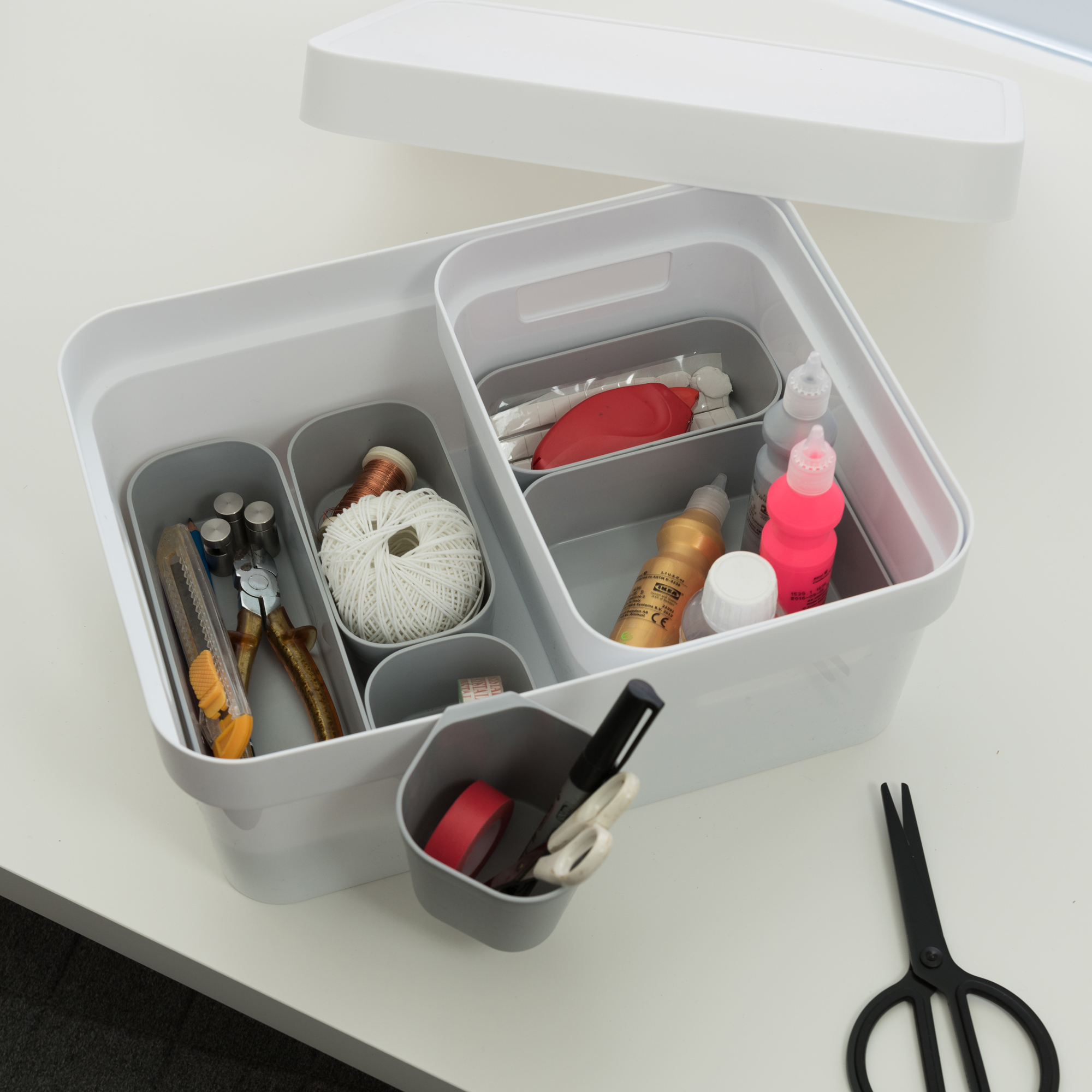 Förvaringslåda med lock Infinity 36 x 27 x 14 cm CURVER