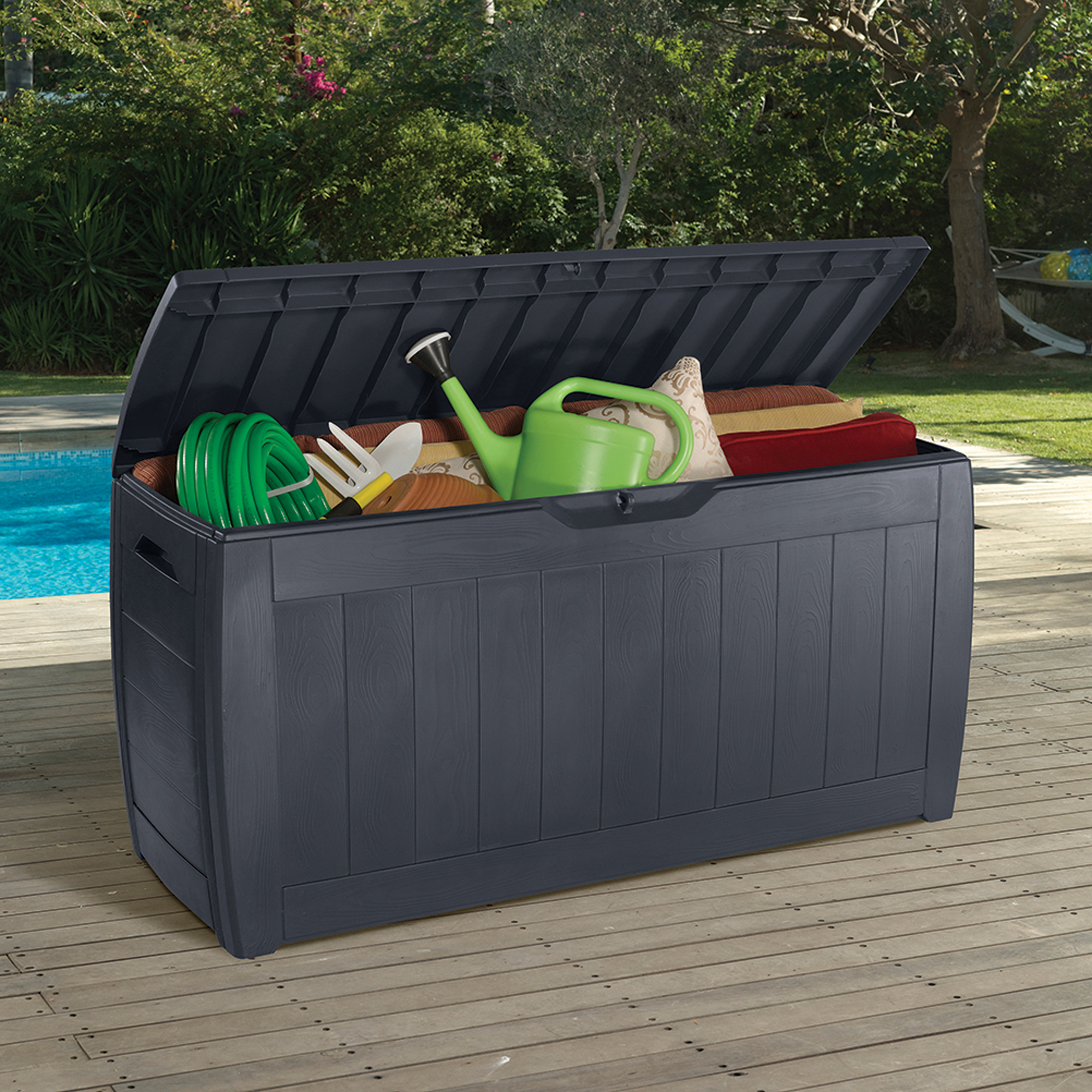 Zahradní box Hollywood Antracit 117 x 45 x 57 cm KETER