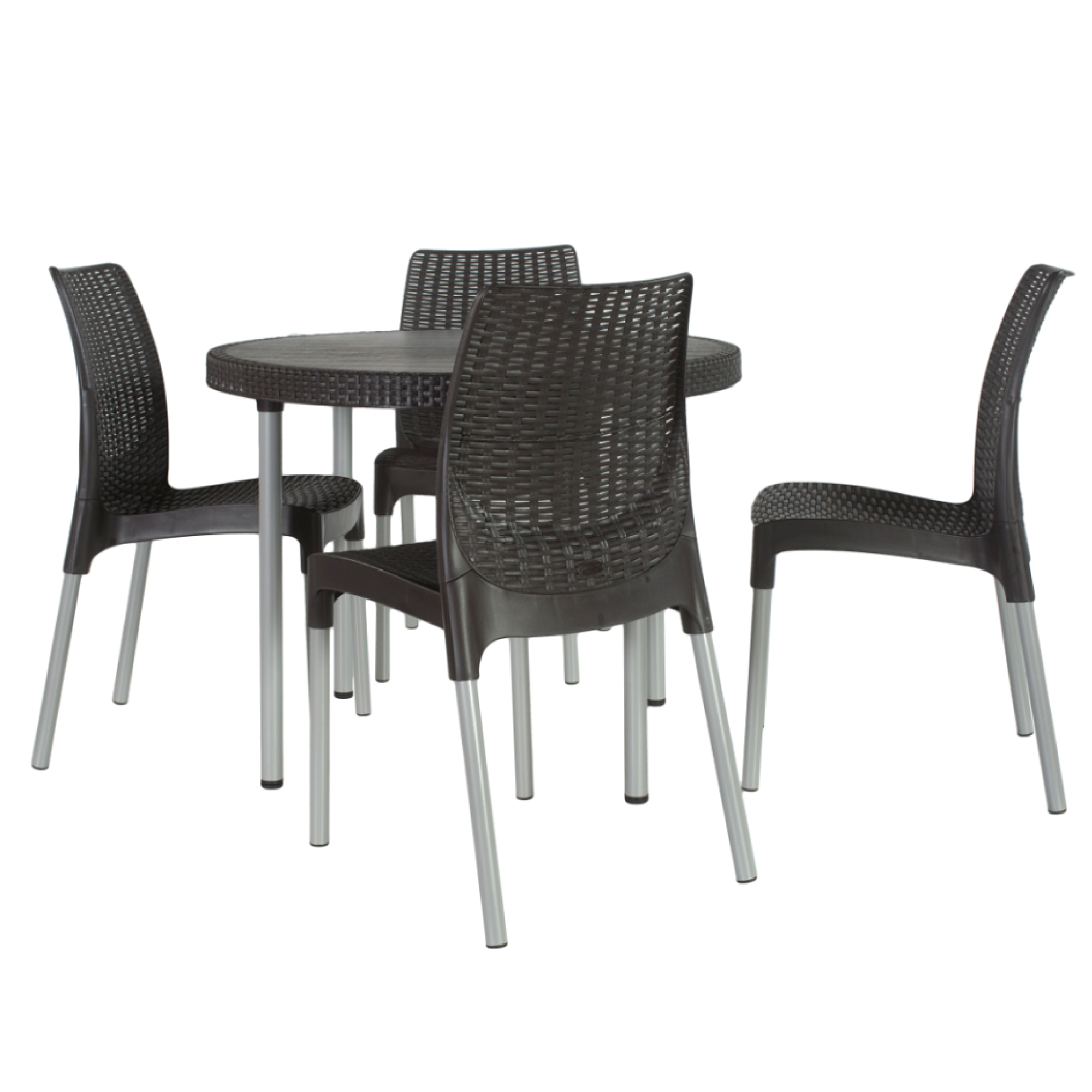 Zestaw mebli ogrodowych Jersey grafitowy KETER