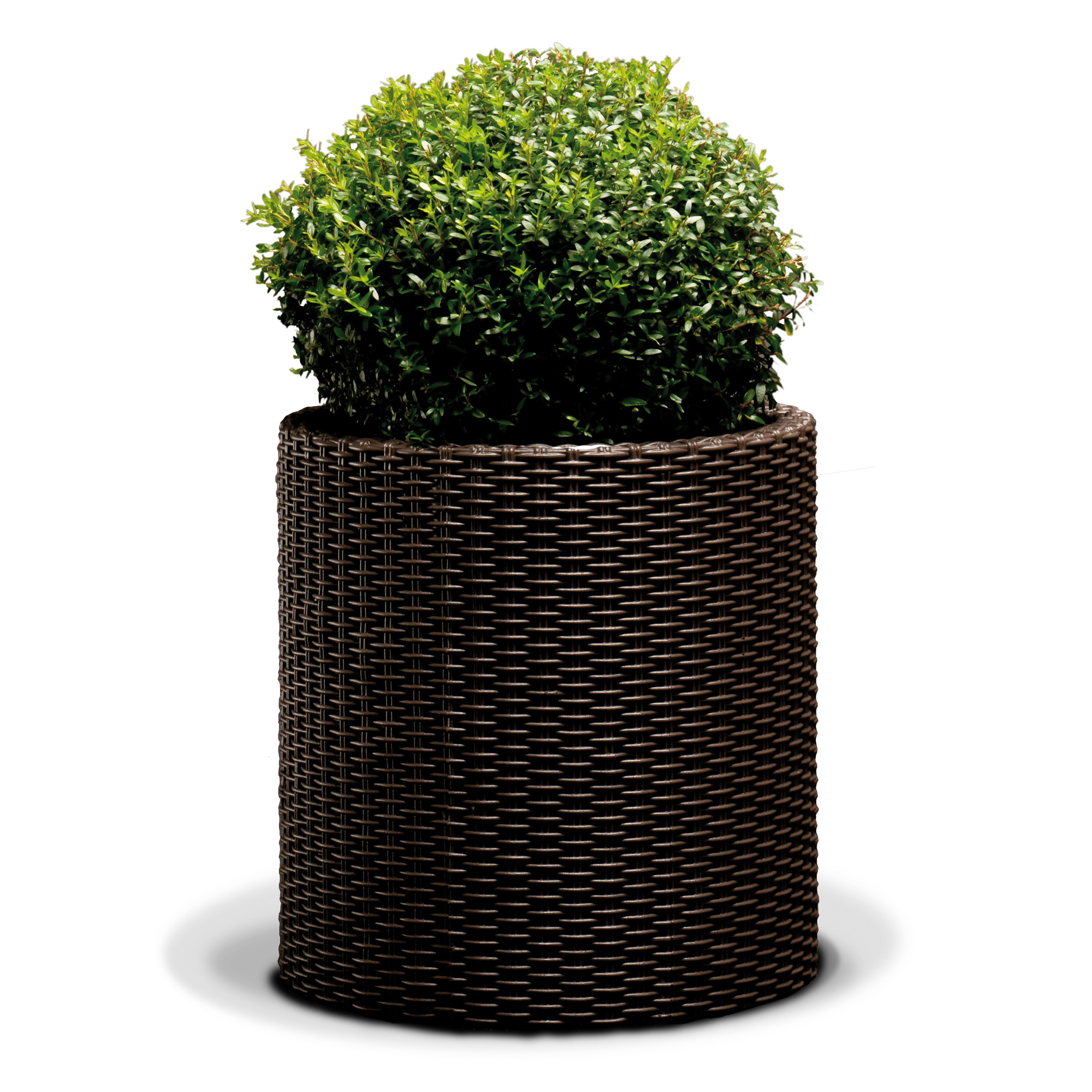 Blumentopf / Pflanzkübel Rattan 44 x 44,3 cm braun rund KETER