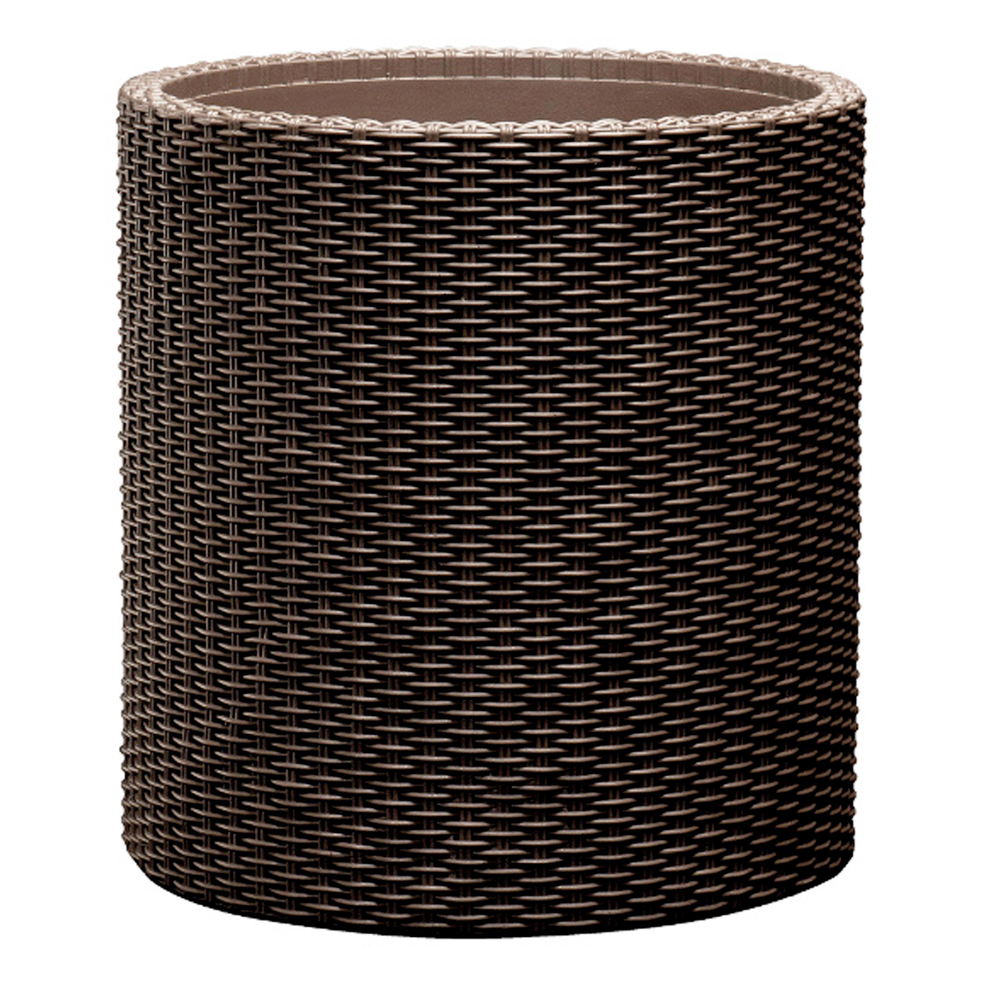 Blumentopf / Pflanzkübel Rattan 44 x 44,3 cm braun rund KETER