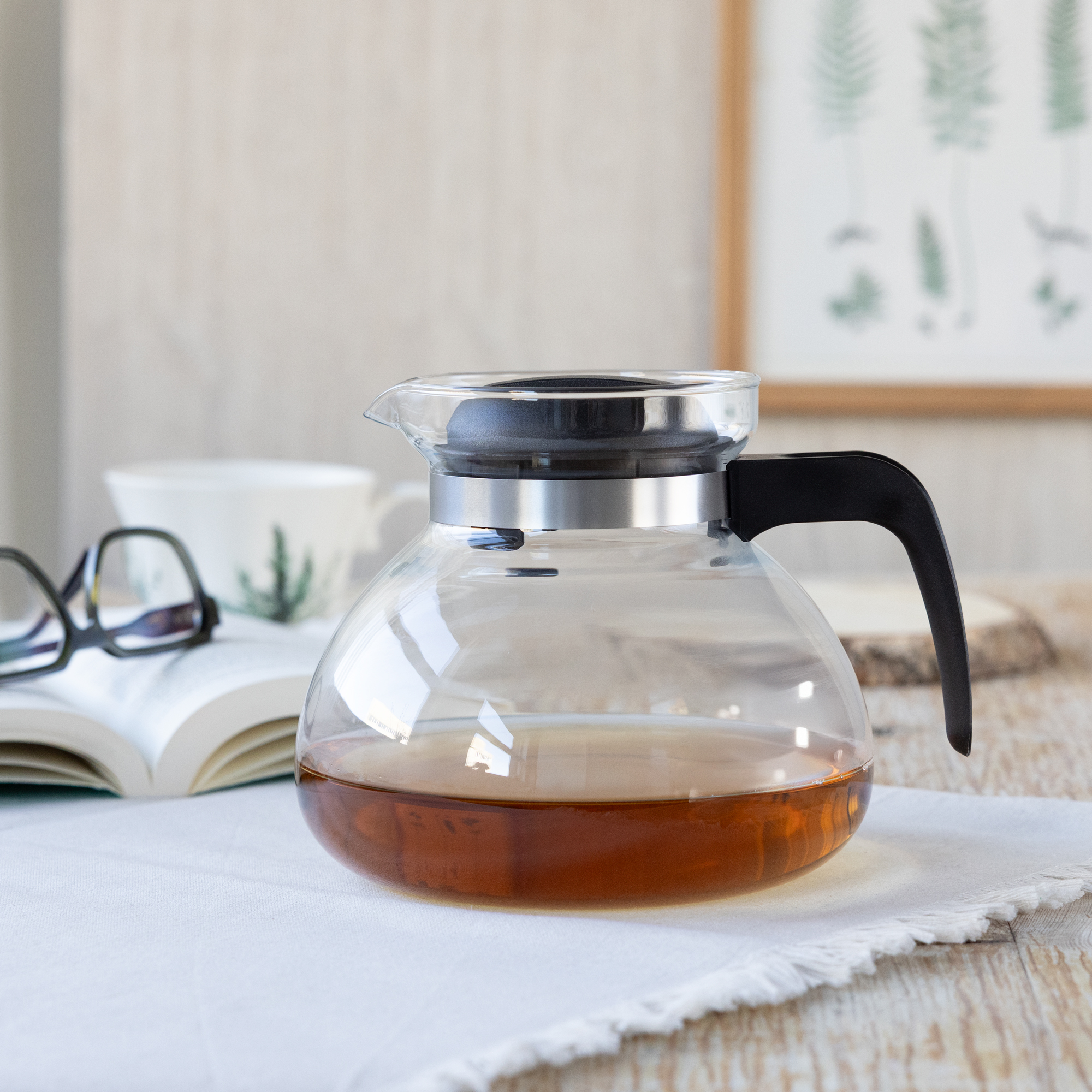 Žiaruvzdorný džbánok s vekom Vesta 1,8 l MIX FAREB AMBITION