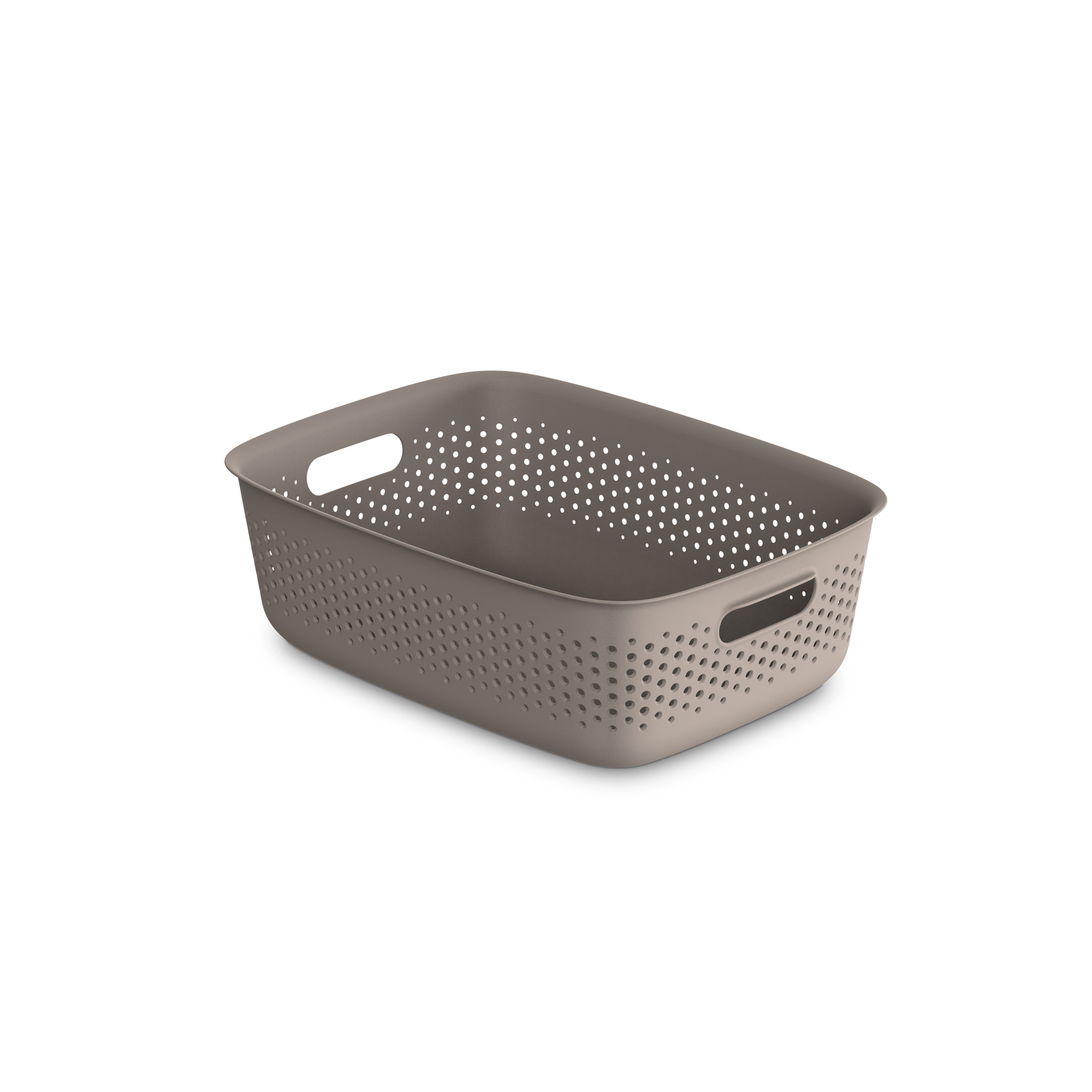 Aufbewahrungsbox OpenStore 10 L Taupe ORPLAST
