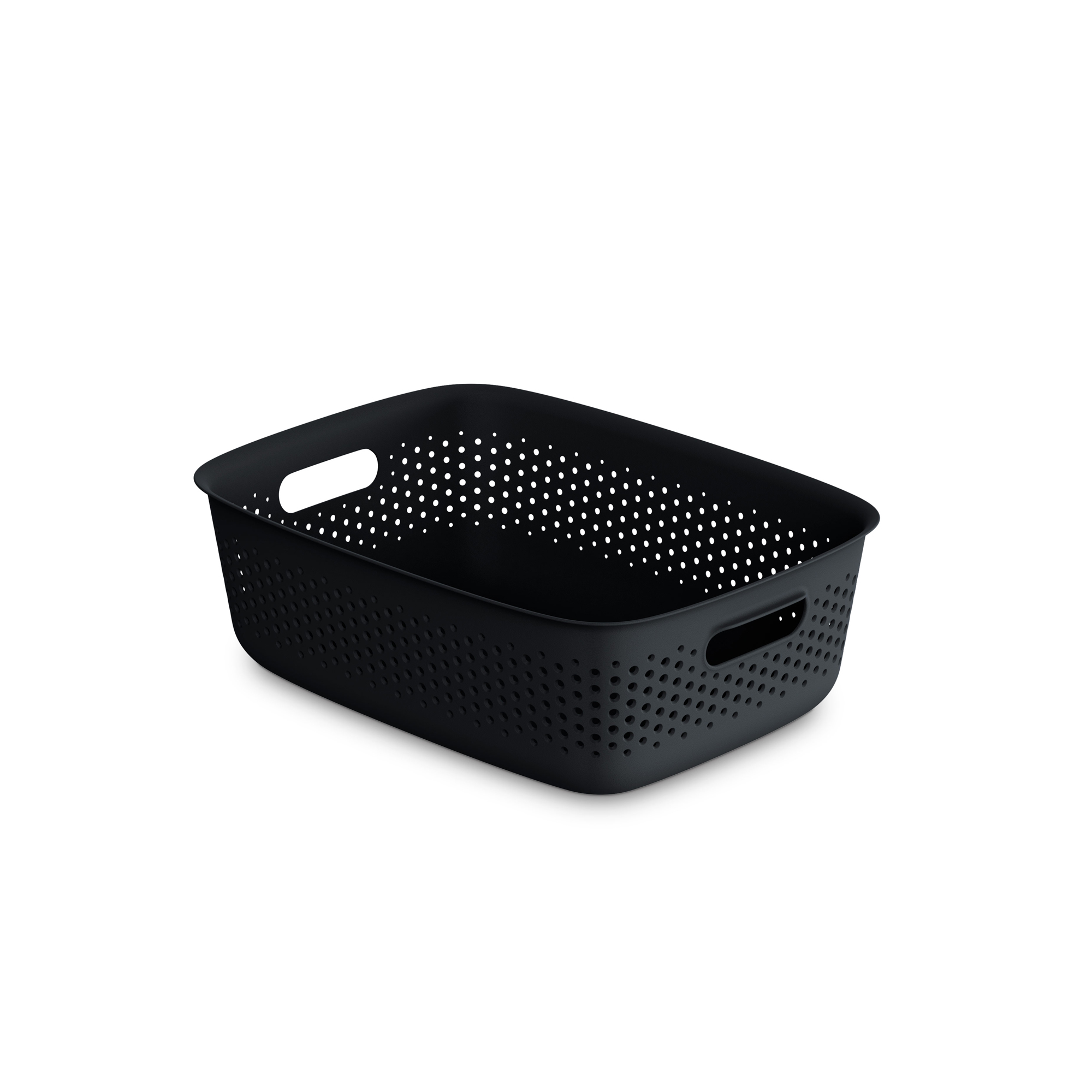 Aufbewahrungsbox OpenStore 10 L Schwarz ORPLAST