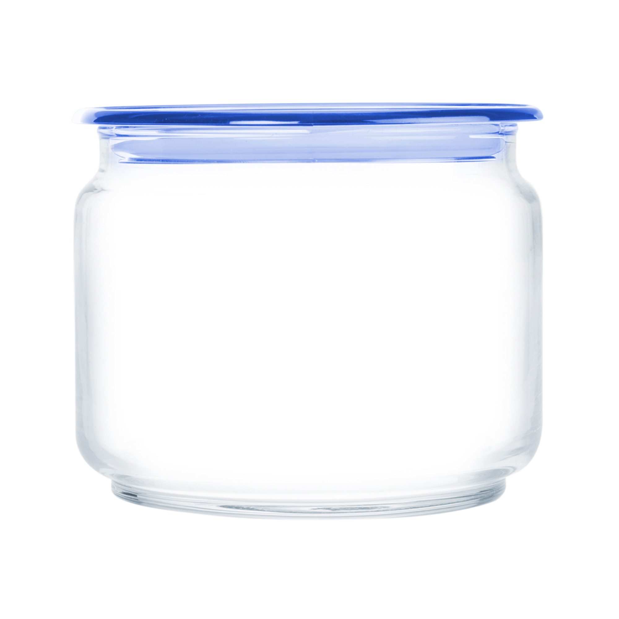 Storage jar with lid Plano 500 ml blue LUMINARC