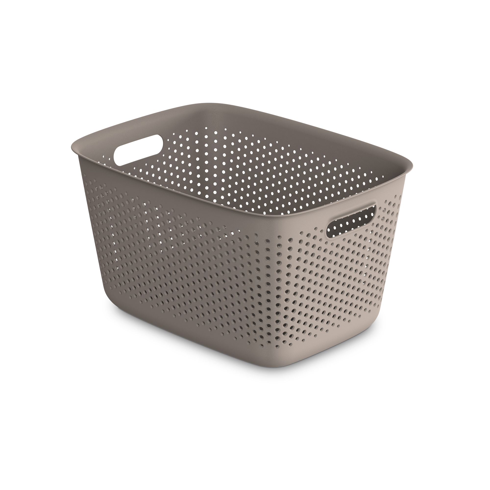Aufbewahrungsbox OpenStore 17 L Taupe ORPLAST