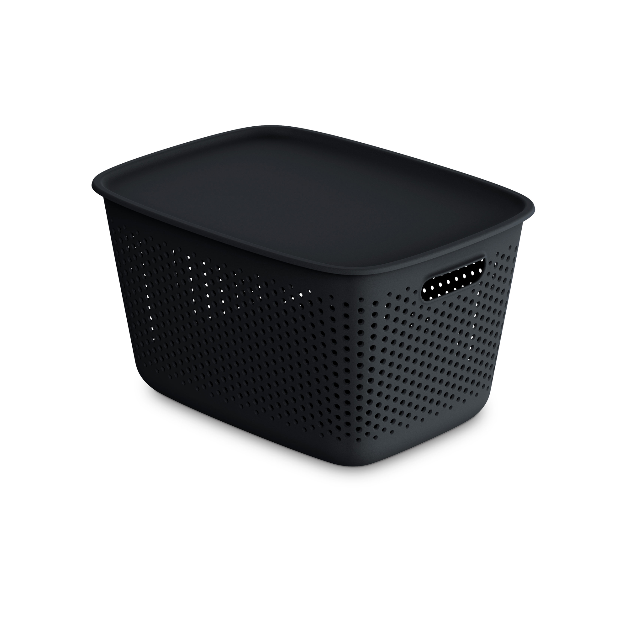 Aufbewahrungsbox OpenStore 17 L Schwarz ORPLAST