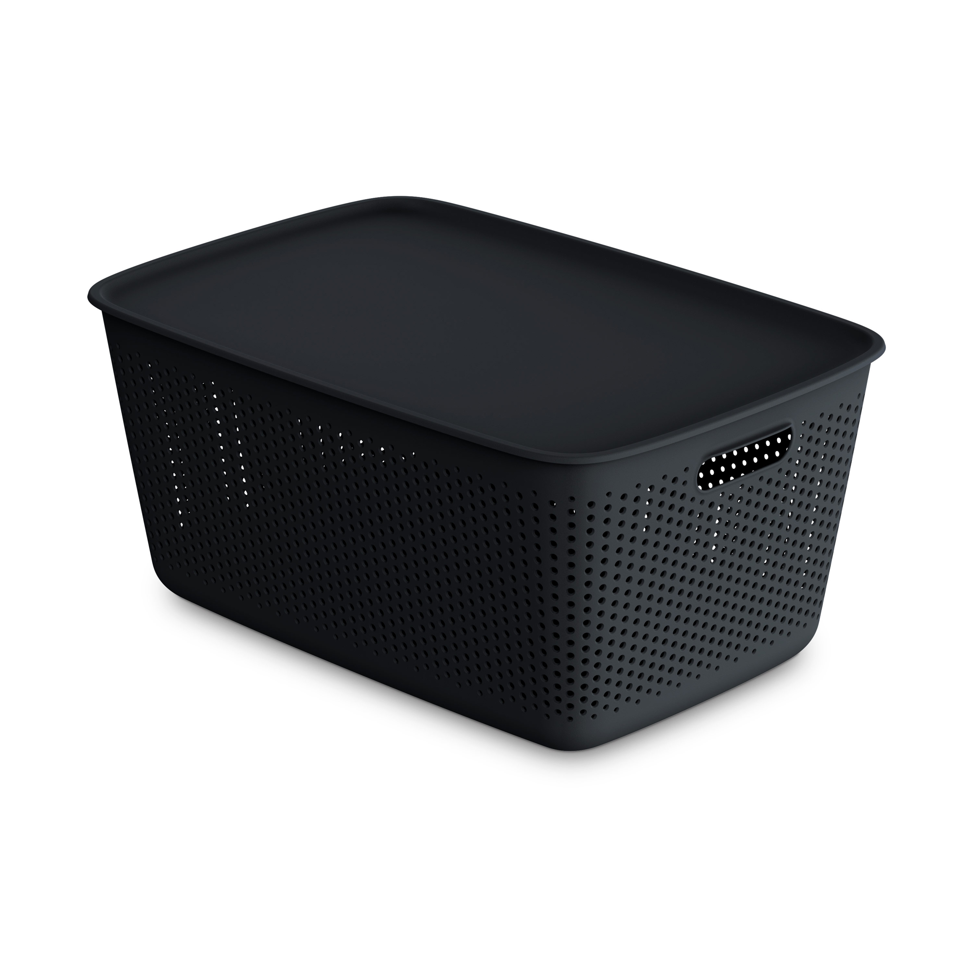 Aufbewahrungsbox OpenStore 45 L Schwarz ORPLAST
