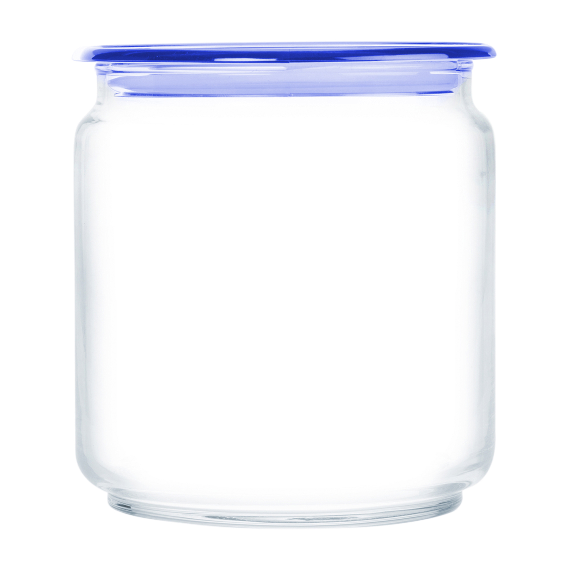 Storage jar with lid Plano 750 ml blue LUMINARC