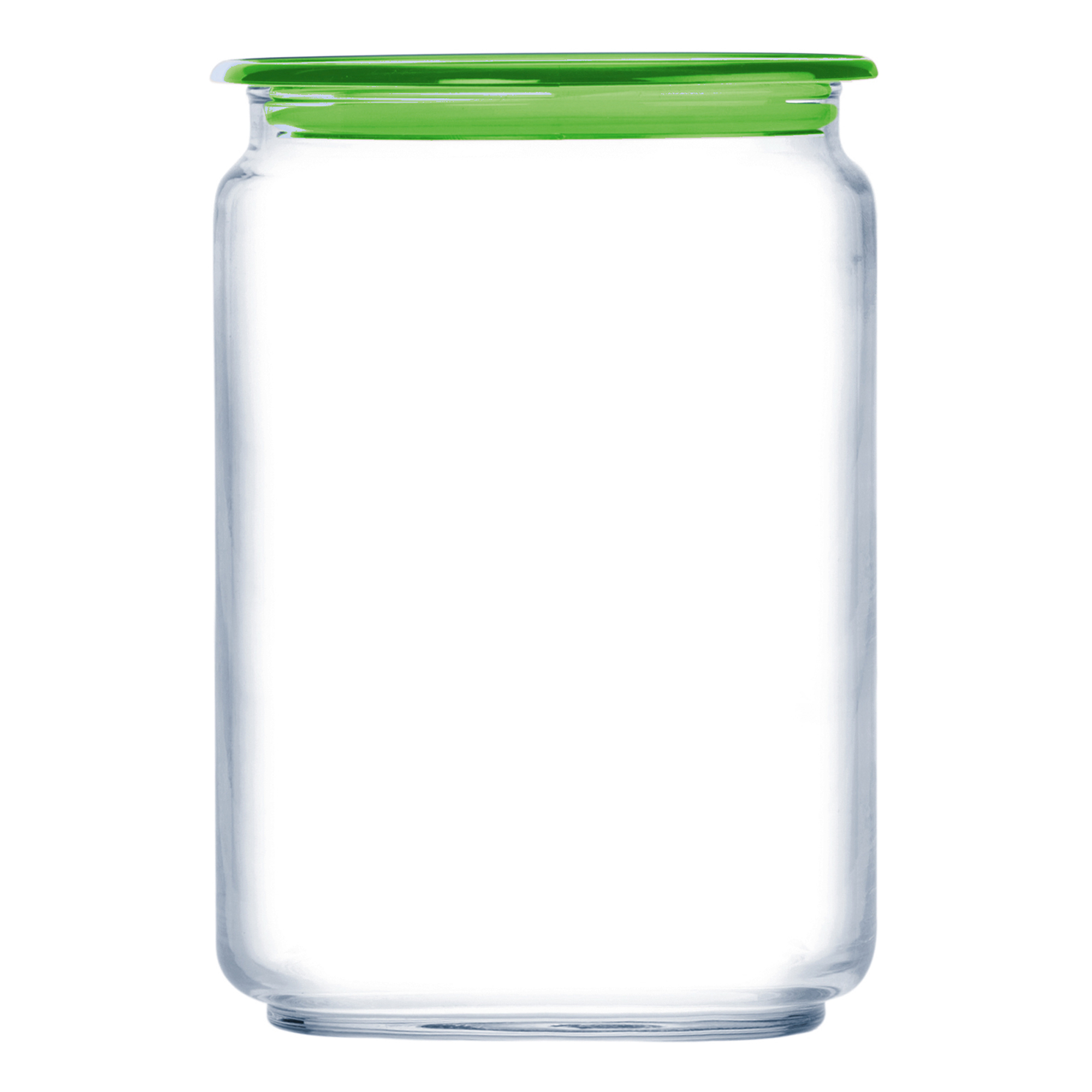 Storage jar with lid Plano 1 l green LUMINARC