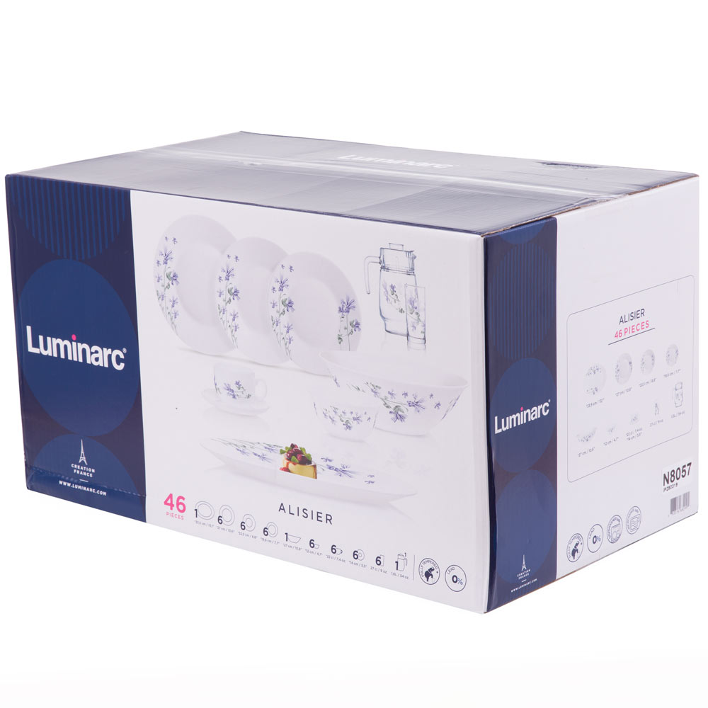 Juego de vajilla Alisier Essence 46-piezas LUMINARC