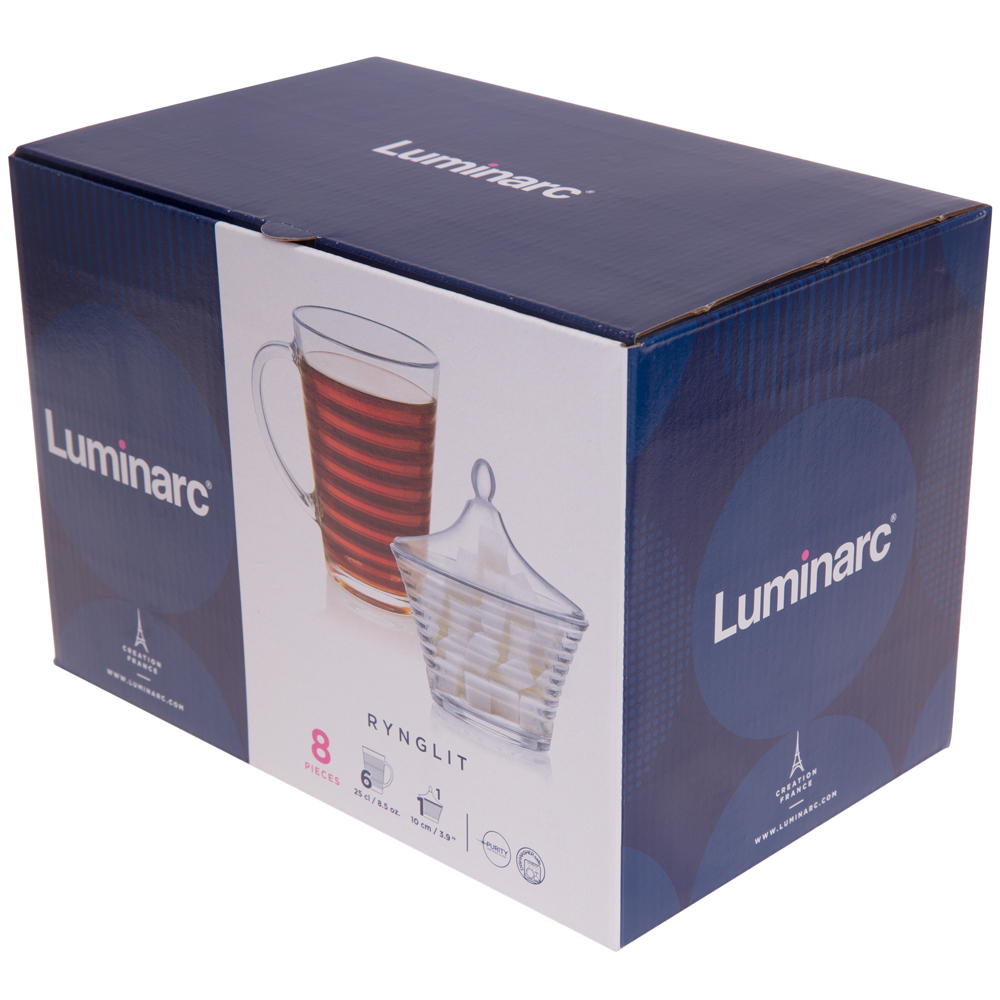 Kaffee- / Teeset Rynglit 8-tlg. LUMINARC