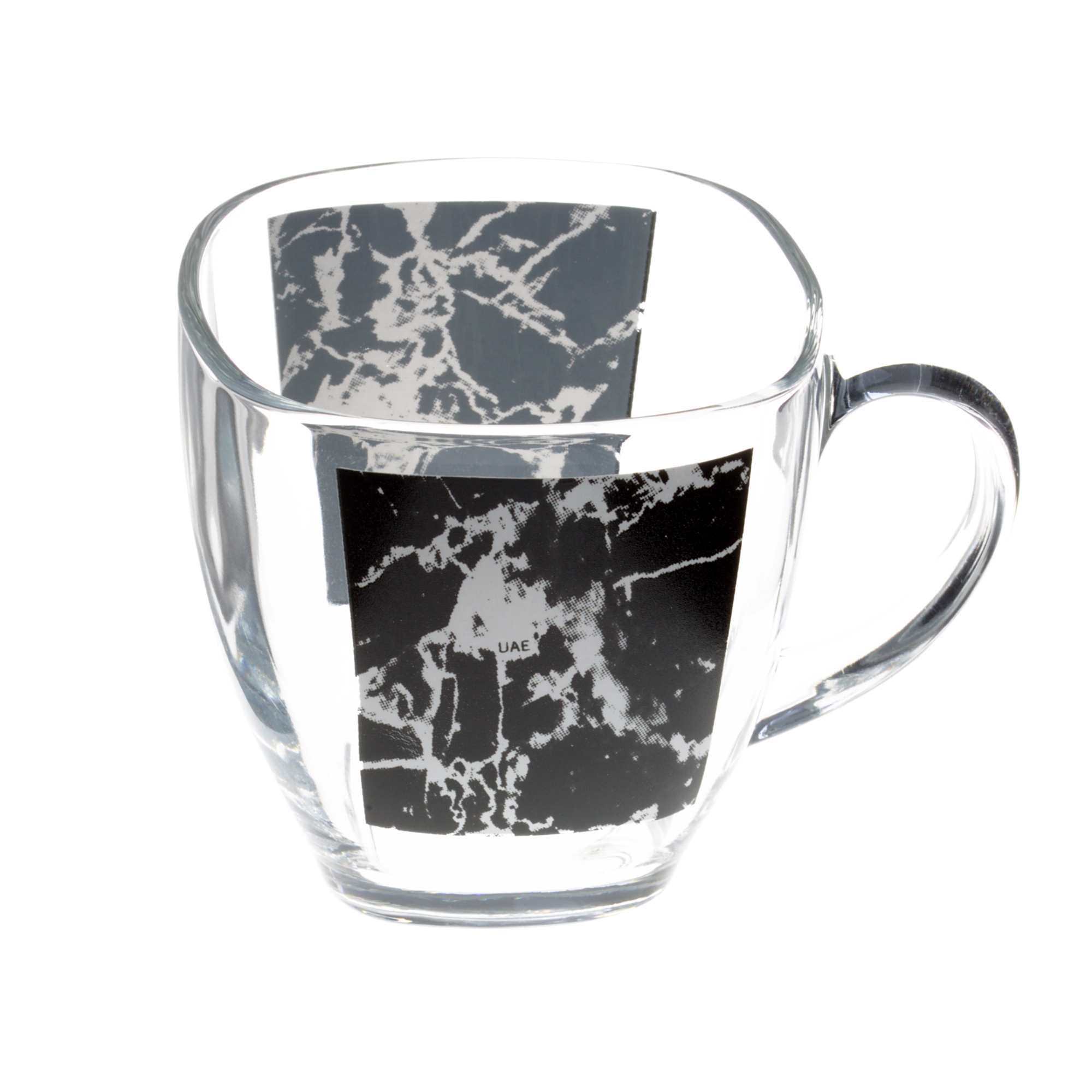 Komplet obiadowy Marble Black 46-elementowy LUMINARC