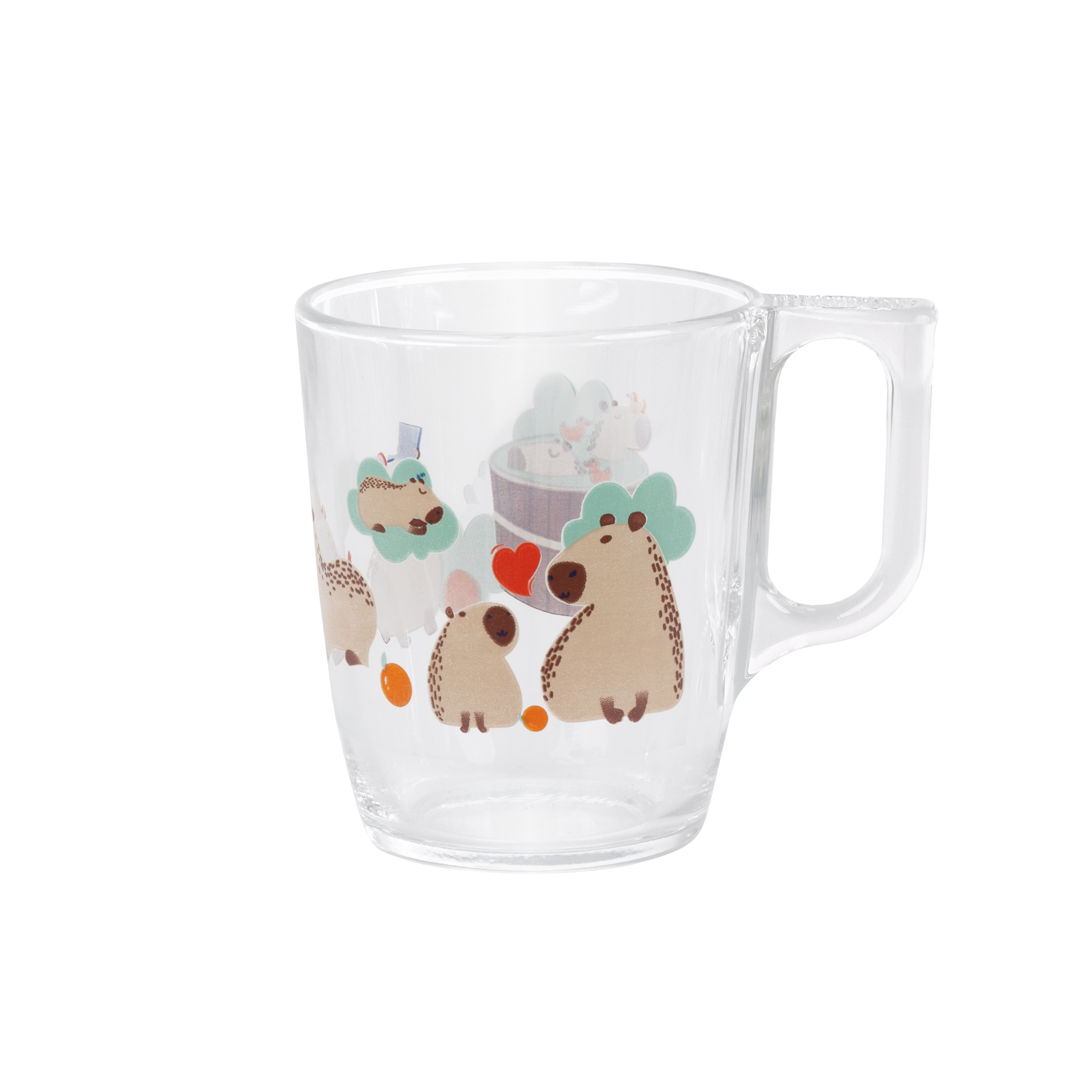 Skleněný dětský hrnek Kapybara 250 ml LUMINARC
