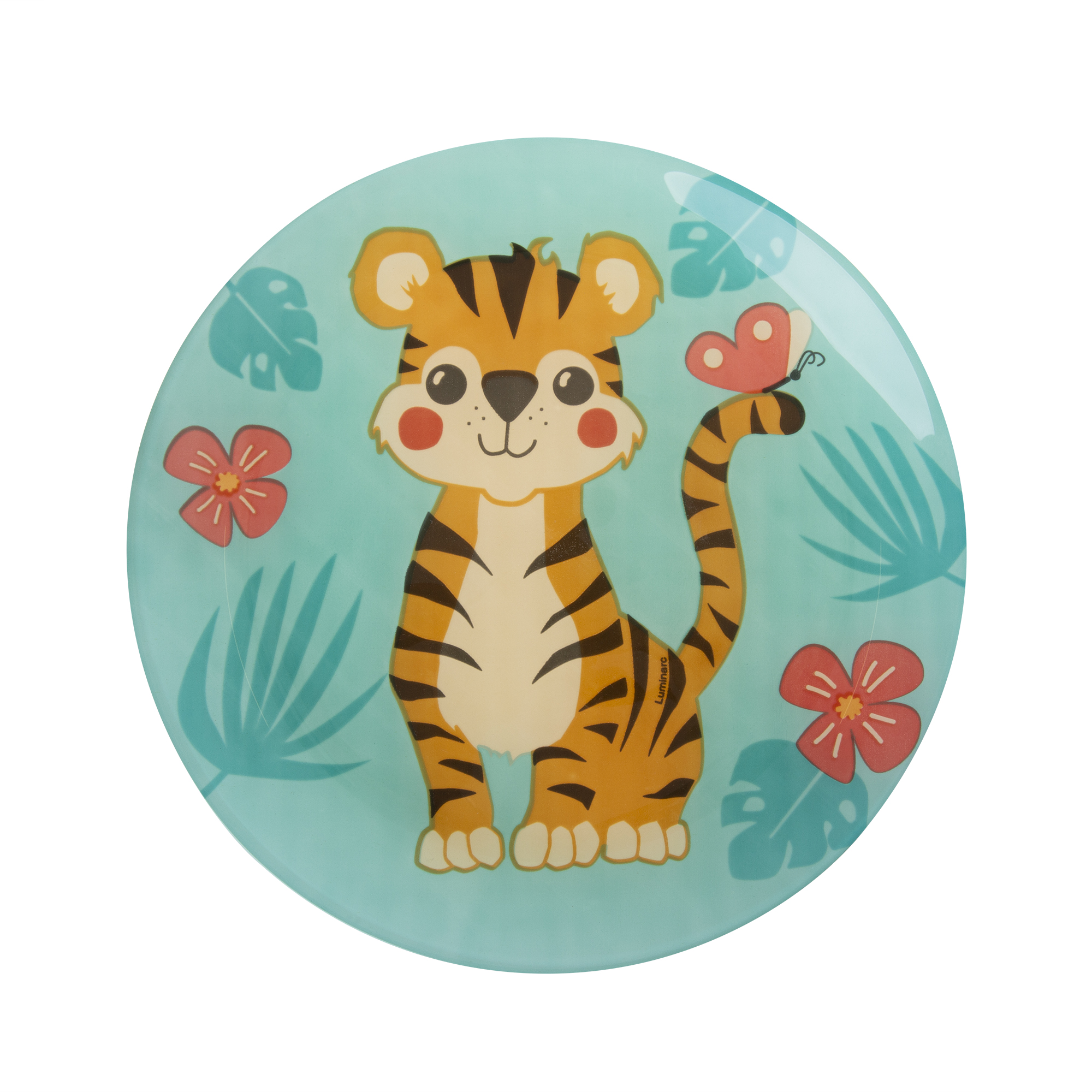 Talerz deserowy szklany dla dziecka Tygrys 20,5 cm LUMINARC