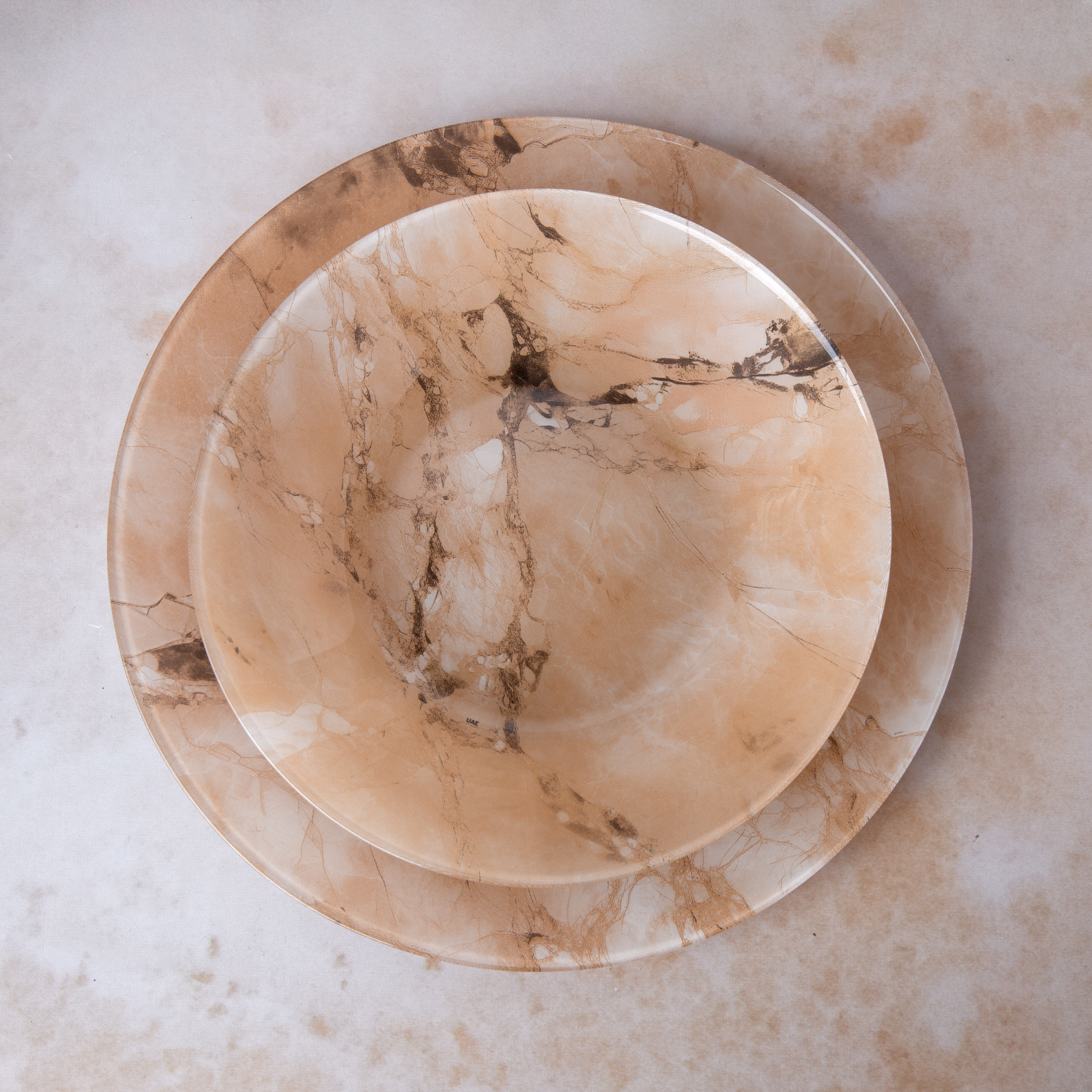 Mělký talíř Ash Marble 26 cm LUMINARC