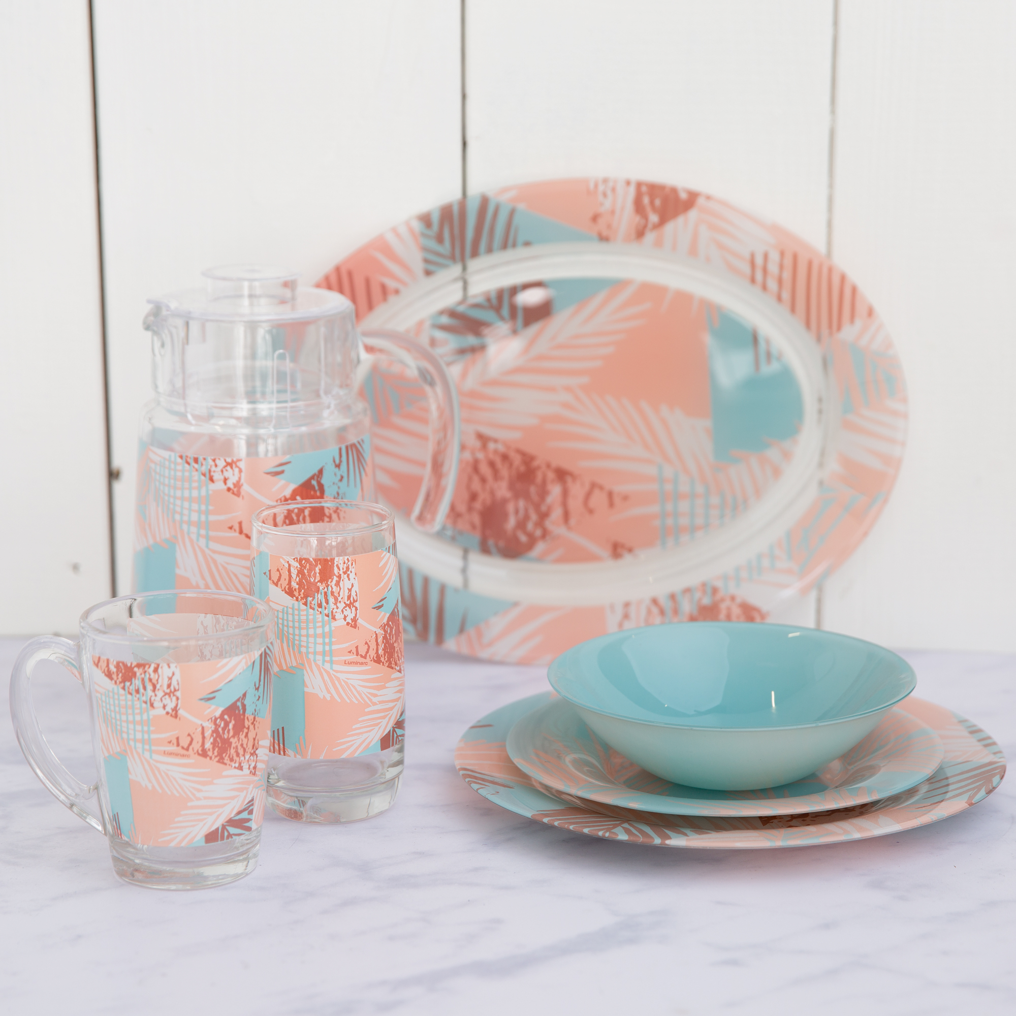 Vajilla de mesa Graphic 46 piezas LUMINARC