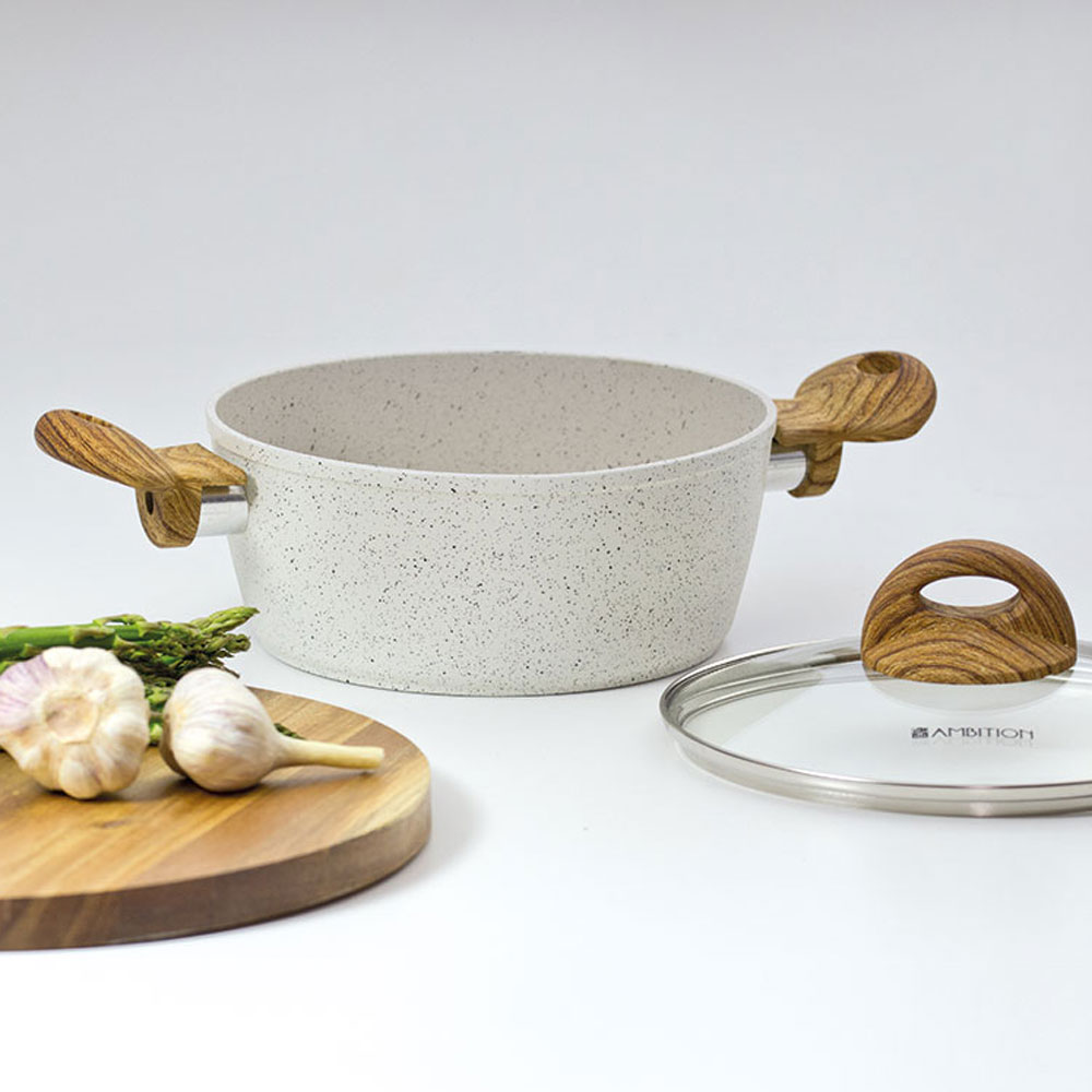 Topf- und Pfannenset 11-teilig mit Pfluon Cookmark™ Beschichtung Nature AMBITION