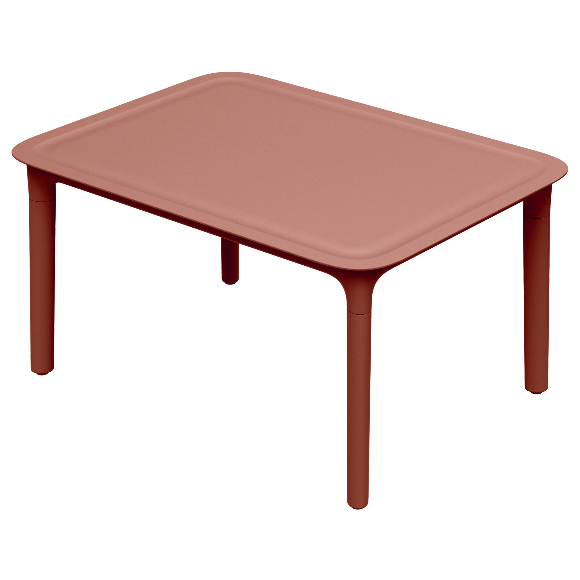 Plastový záhradný stolík Rimo Burnt Brick 77,5 x 57,5 ​​x 40,5 cm FERNE