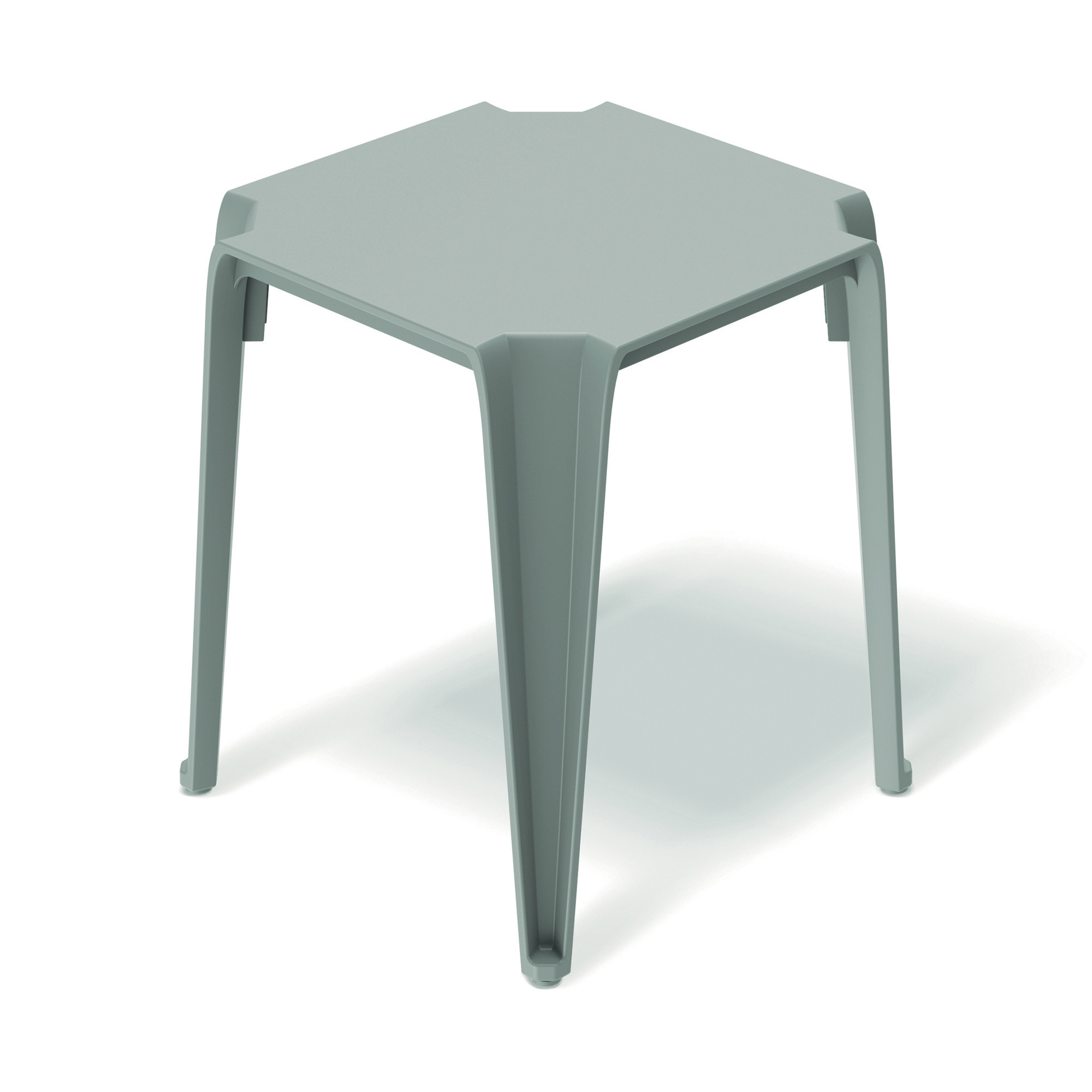 Zelený plastový záhradný stolík Lottie Verde 39,6 x 39,6 cm FERNE