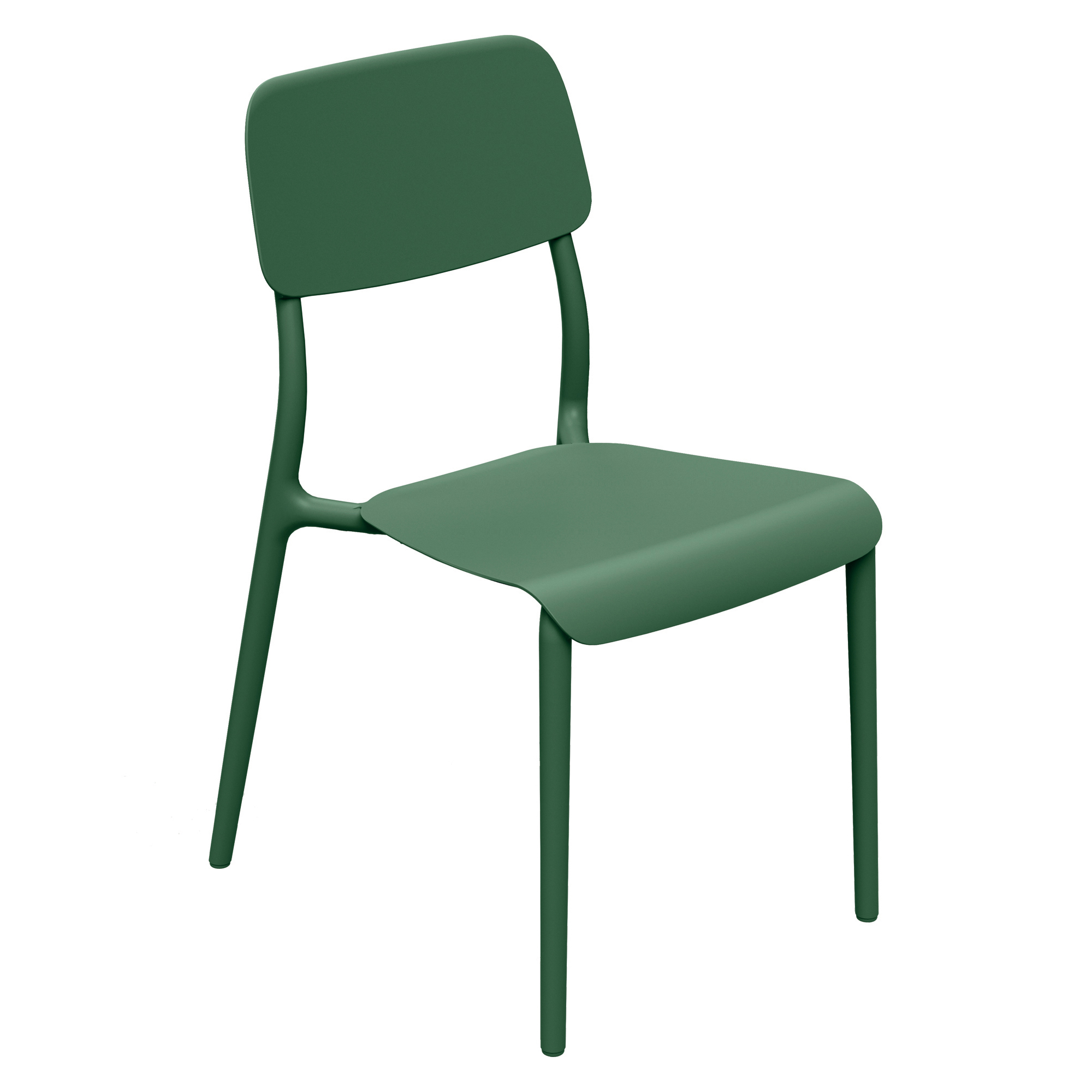 Plastová zahradní židle Rimo Pine Green FERNE