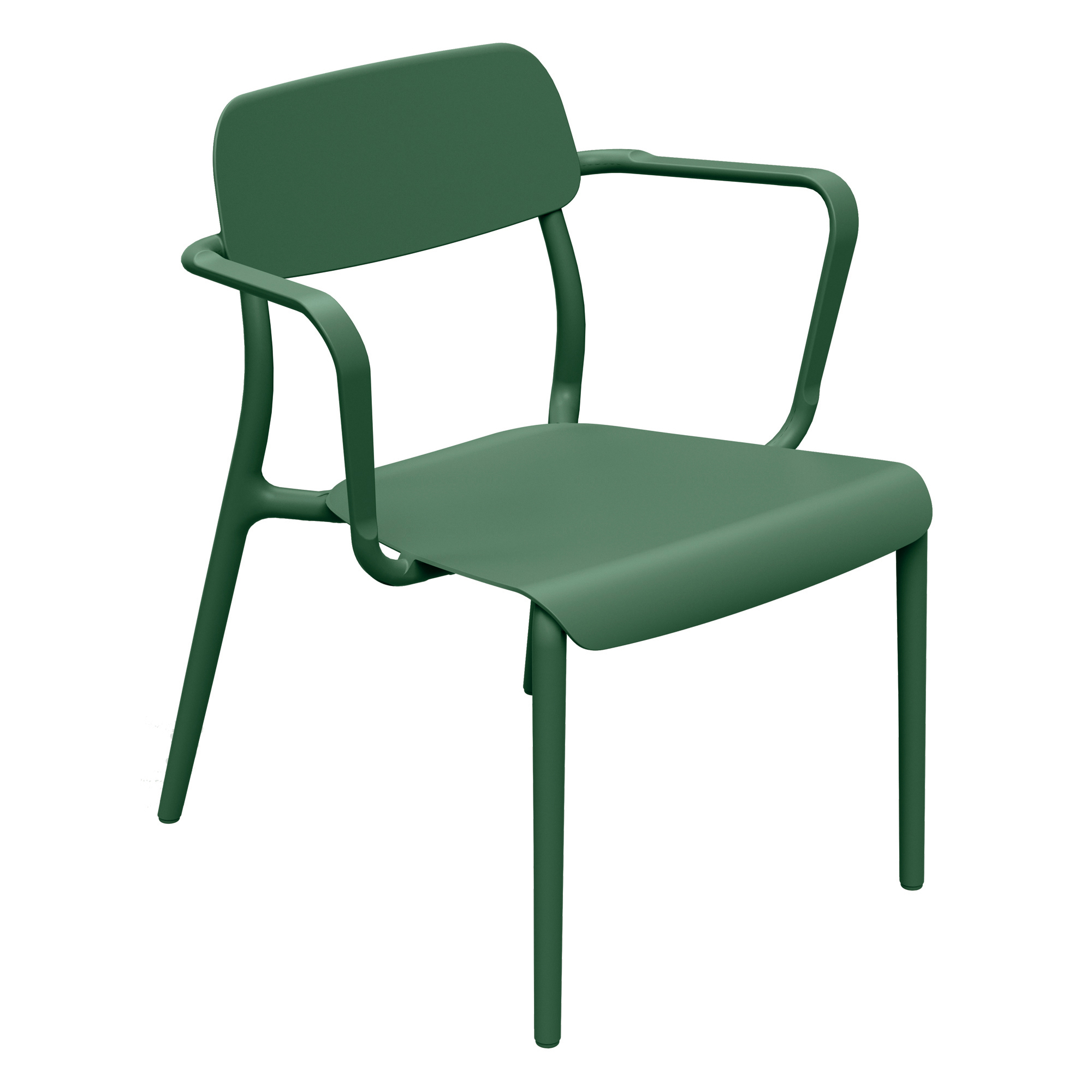 Plastové zahradní křeslo Rimo Pine Green FERNE