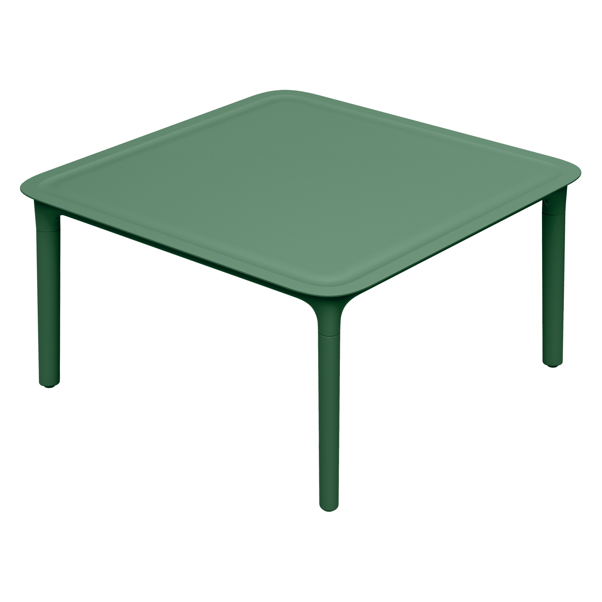 Plastový zahradní stolek Rimo Pine Green 77,5 x 77,5 ​​x 40,5 cm FERNE