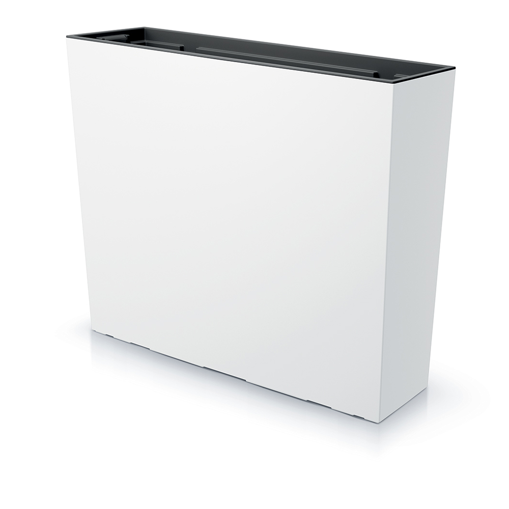 Pflanzkübel 58 x 18 x 49,8 cm Urbi Case T weiß PROSPERPLAST