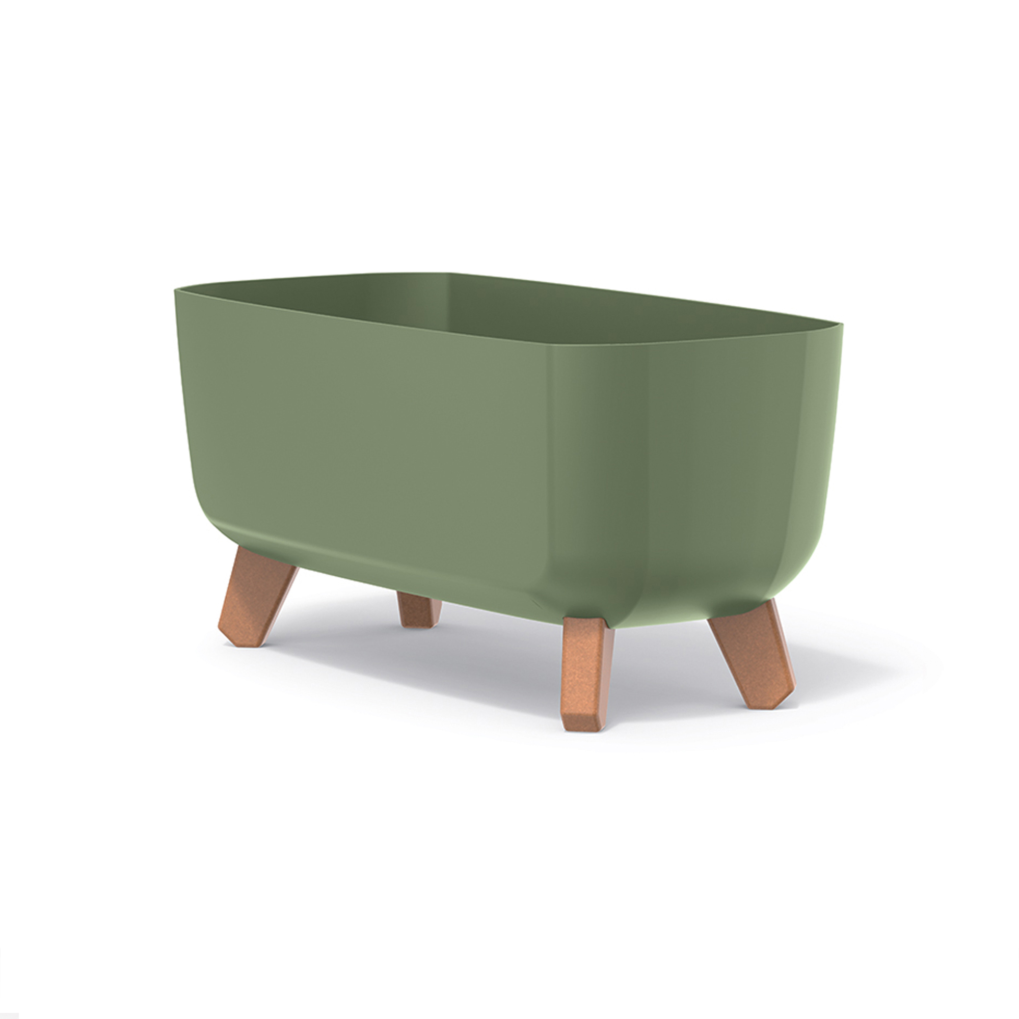 Blumentopf Gracia Case 39 x 19,5 x 19 cm grün PROSPERPLAST