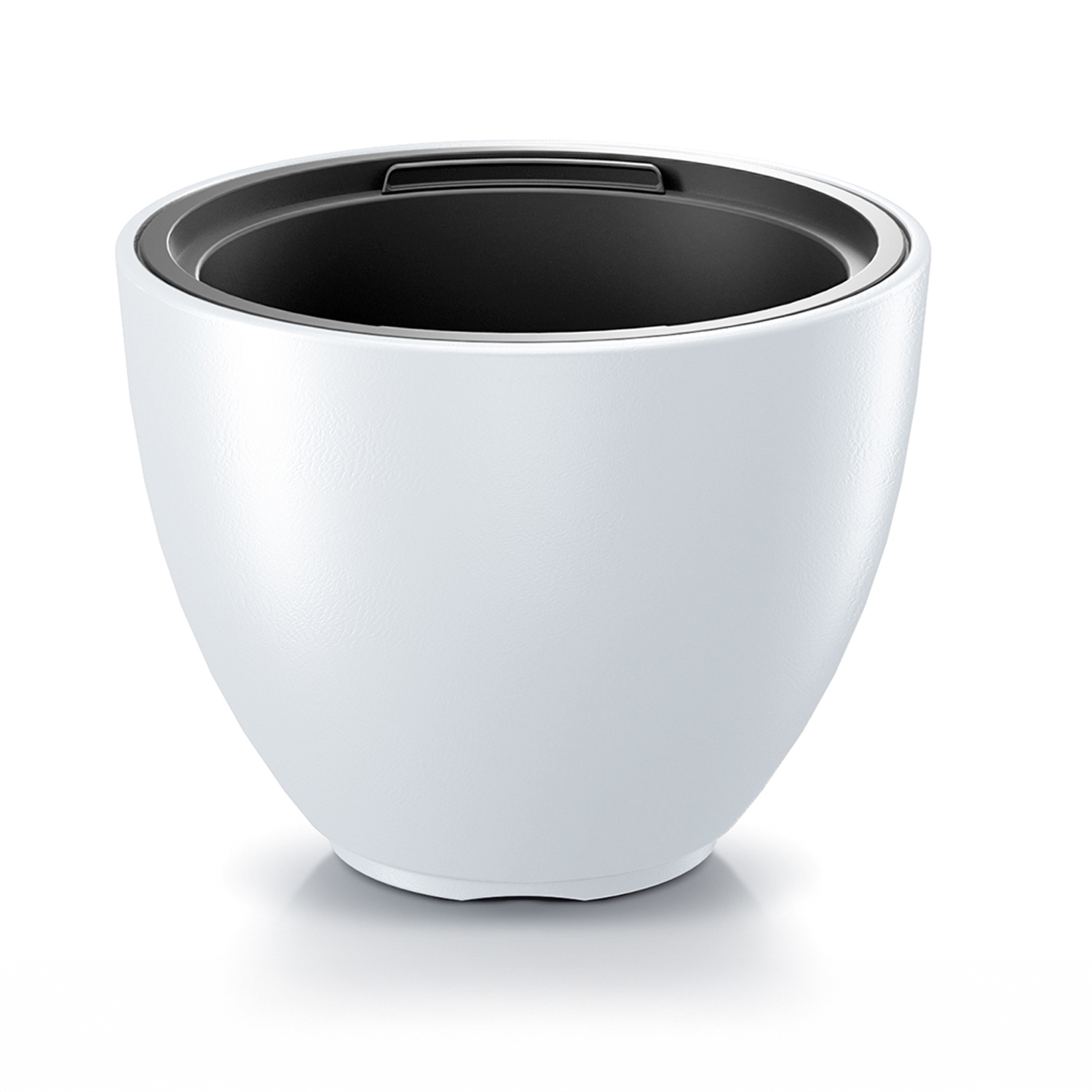Vaso con inserto Heos 40 x 40 x 30 cm bianco PROSPERPLAST