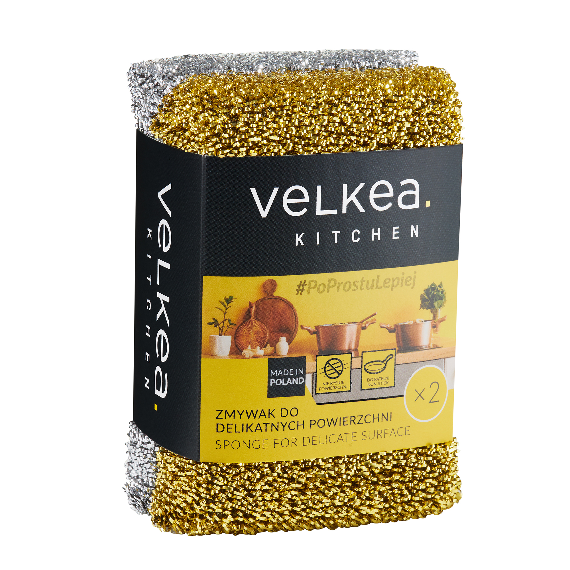 Delicate surface sponge 2 pcs VELKEA