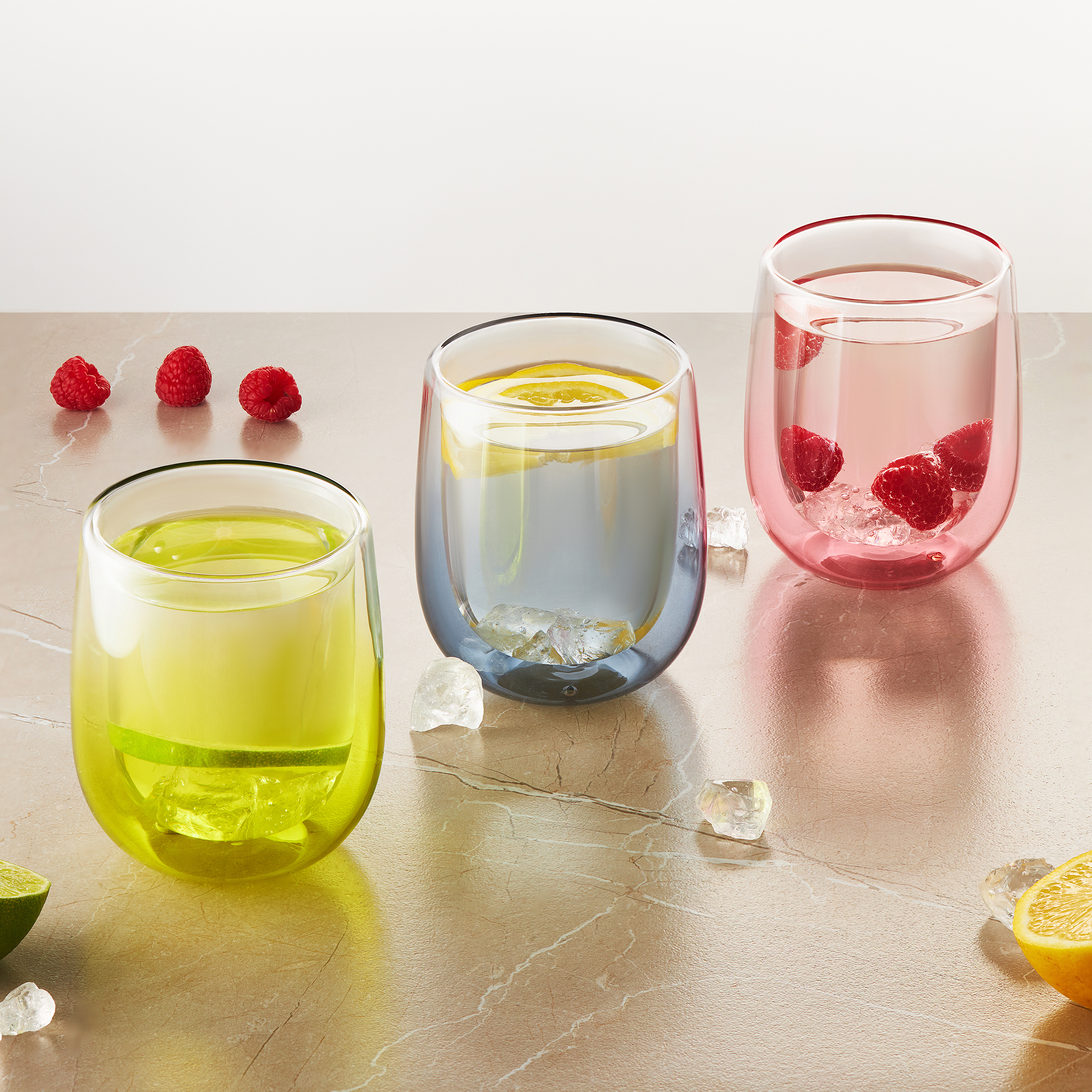 Thermogläser Set 2-teilig Ombre 350 ml gru AMBITION